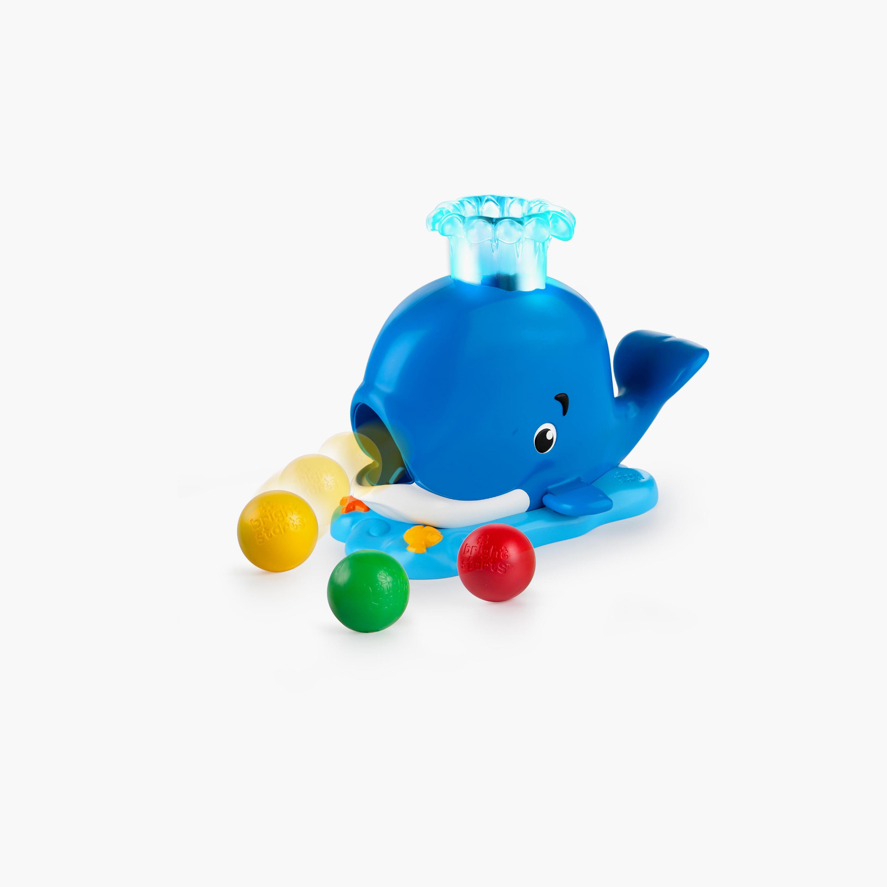 Bright Starts Silly Spout Whale Popper with 3-Piece Balls - 6 Months+-toys-babyandtoddlertoys-lightsandmusicaltoys-image-1