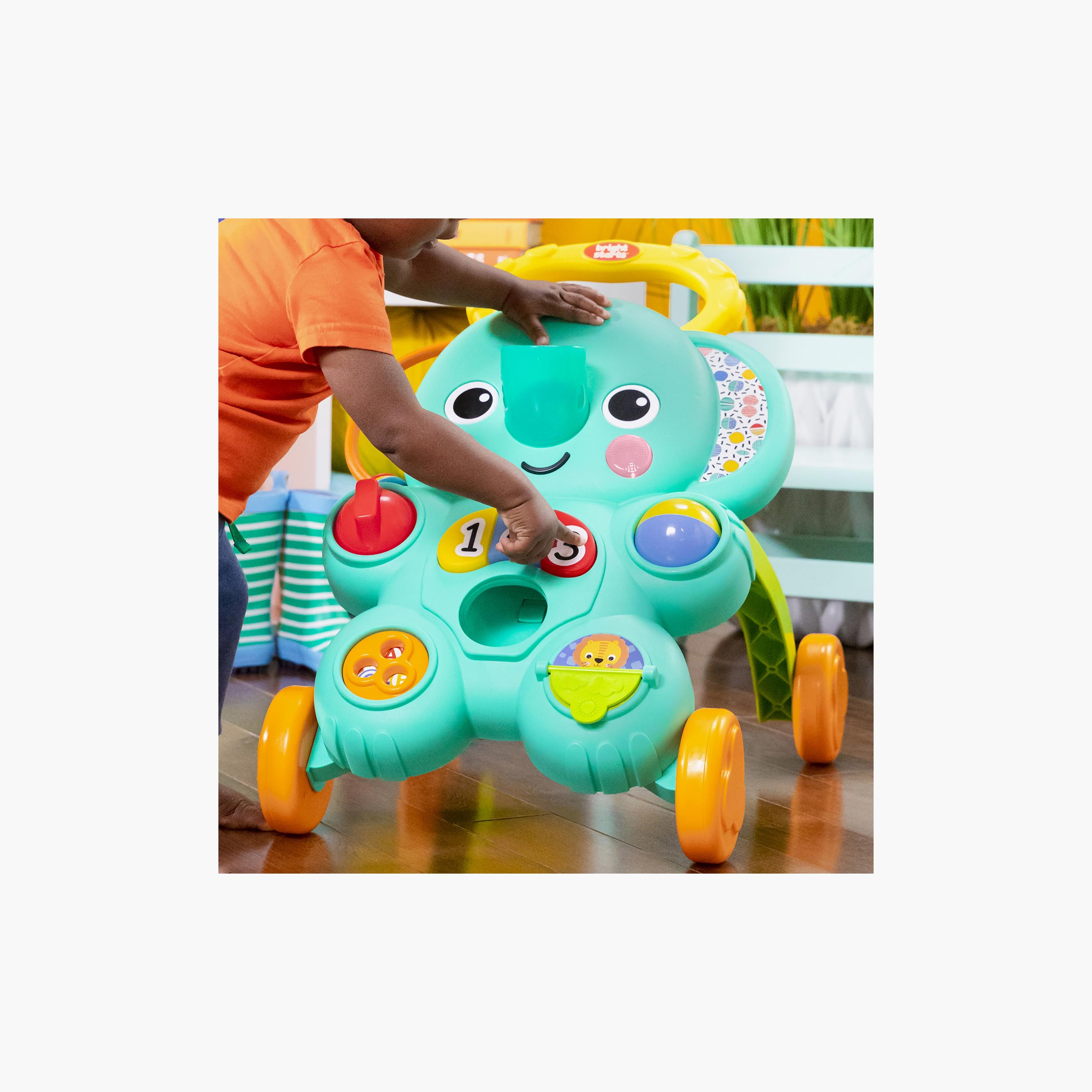 Bright Starts Stroll 'n Roll 2-in-1-Ball Push Walker - Elephant - 6 Months+-baby-infantactivity-walkers-image-5