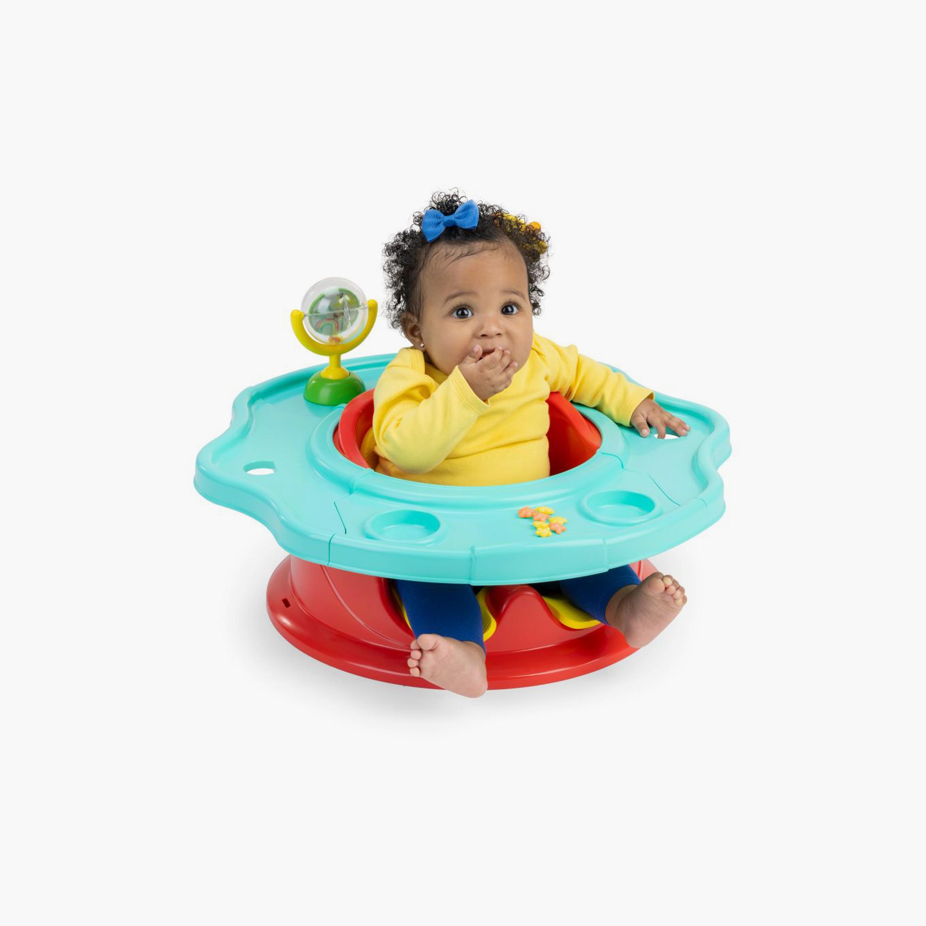 Bright Starts Playful Paradise 3-in-1 Super Seat with Hanging Toys - 6 Months - 3 Years-baby-feeding-highchairsandboosters-image-3
