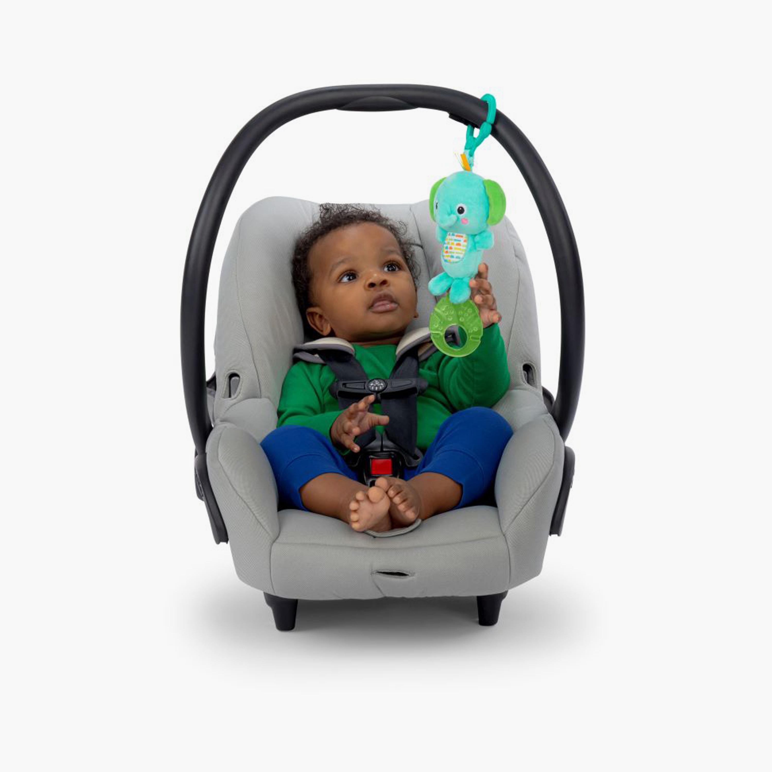 Bright Starts Tug Tunes On-The-Go Stroller and Carriers Hanging Toy - Elephant - Unisex - Newborn+-toys-babyandtoddlertoys-strollertoys-image-3