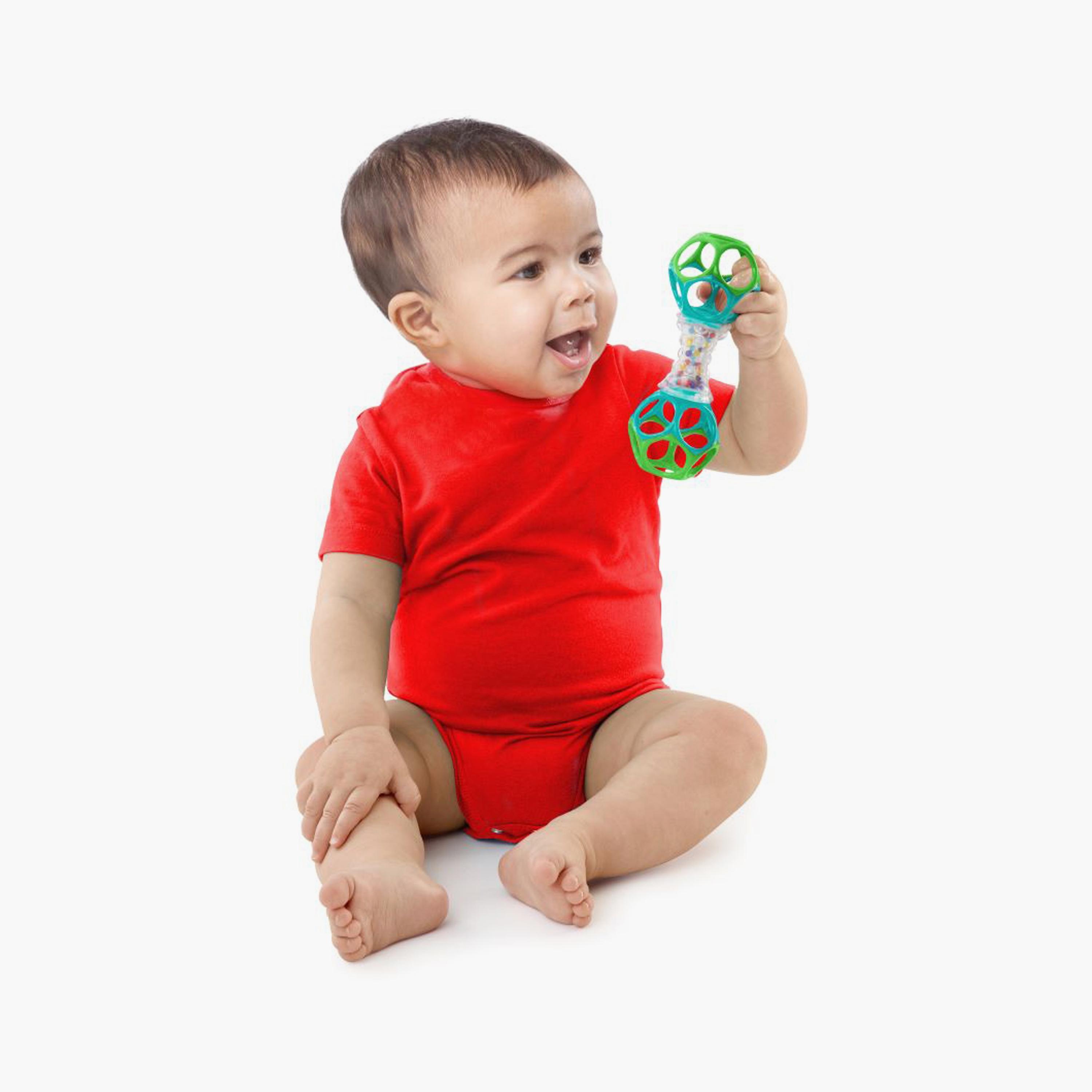 Bright Starts Oball Shaker Rattle Toy - Newborn+-toys-babyandtoddlertoys-rattlesandteethers-image-2