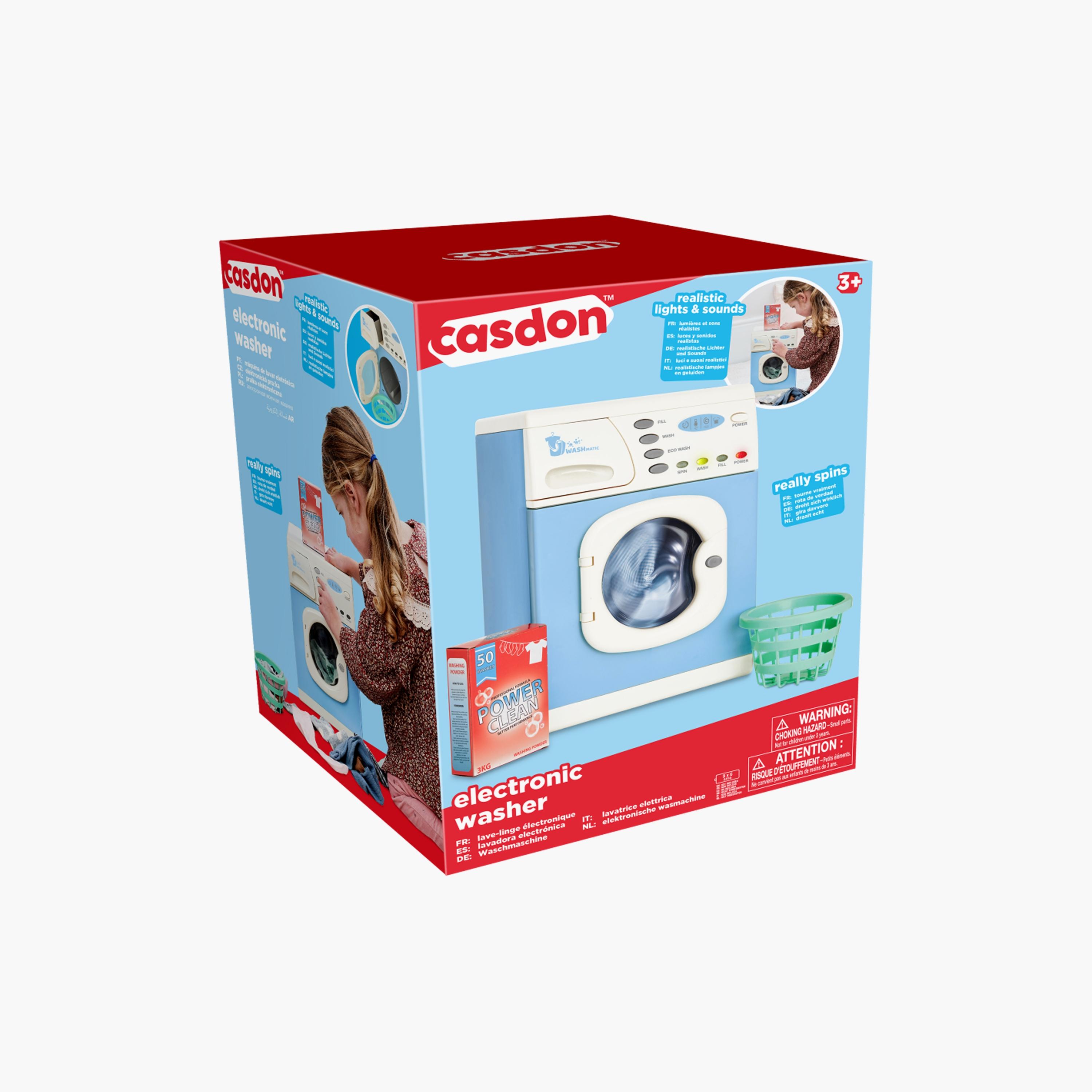 غسالة الإلكترونية مع حوض دوار وأضواء وصوت من كاسدون - من سن 3 سنوات فما فوق-toys-roleplay-householdsets-image-8