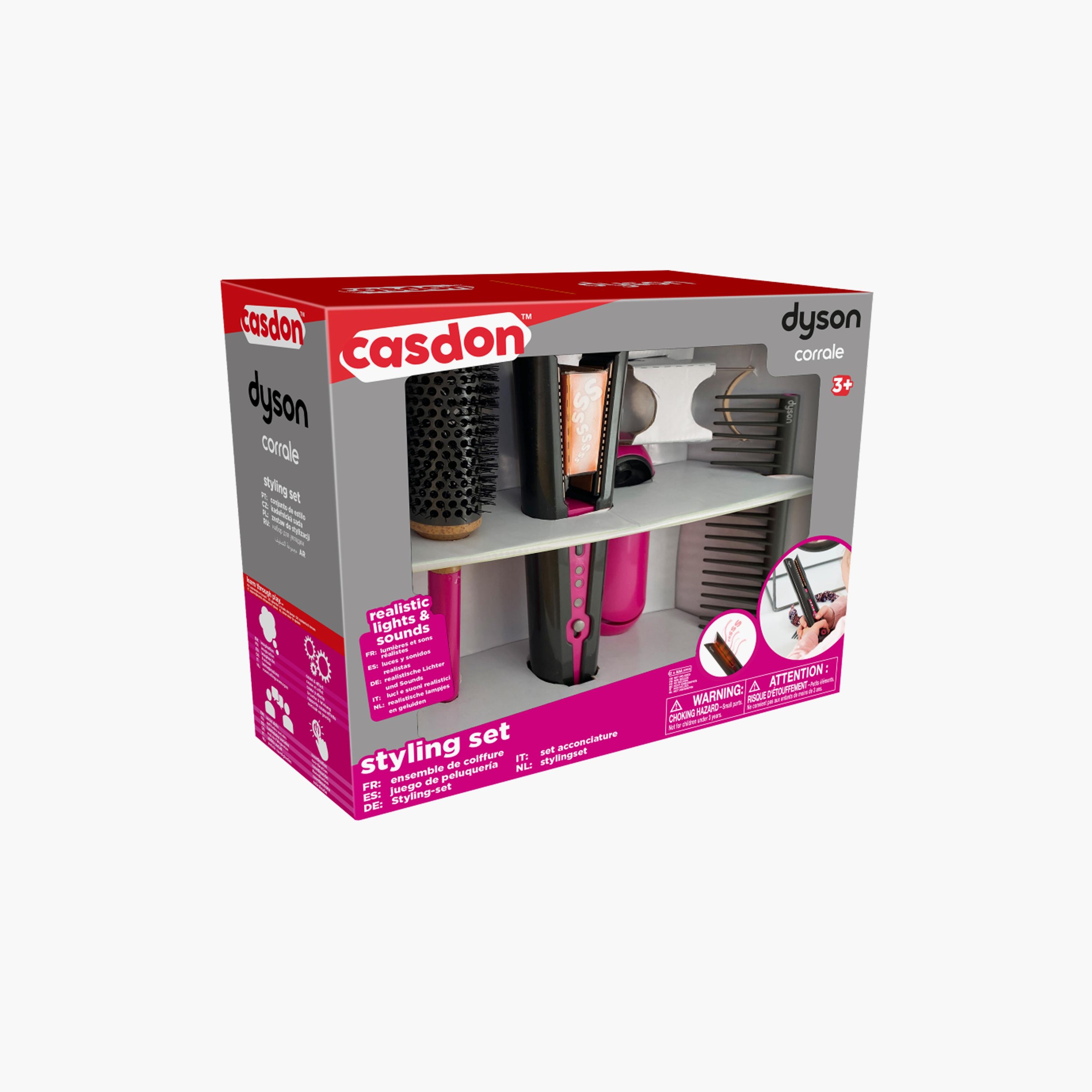 مجموعة ألعاب تصفيف الشعر كاسدون دايسون كورال - من 3 سنوات فما فوق-toys-roleplay-makeupandcosmeticsets-image-8