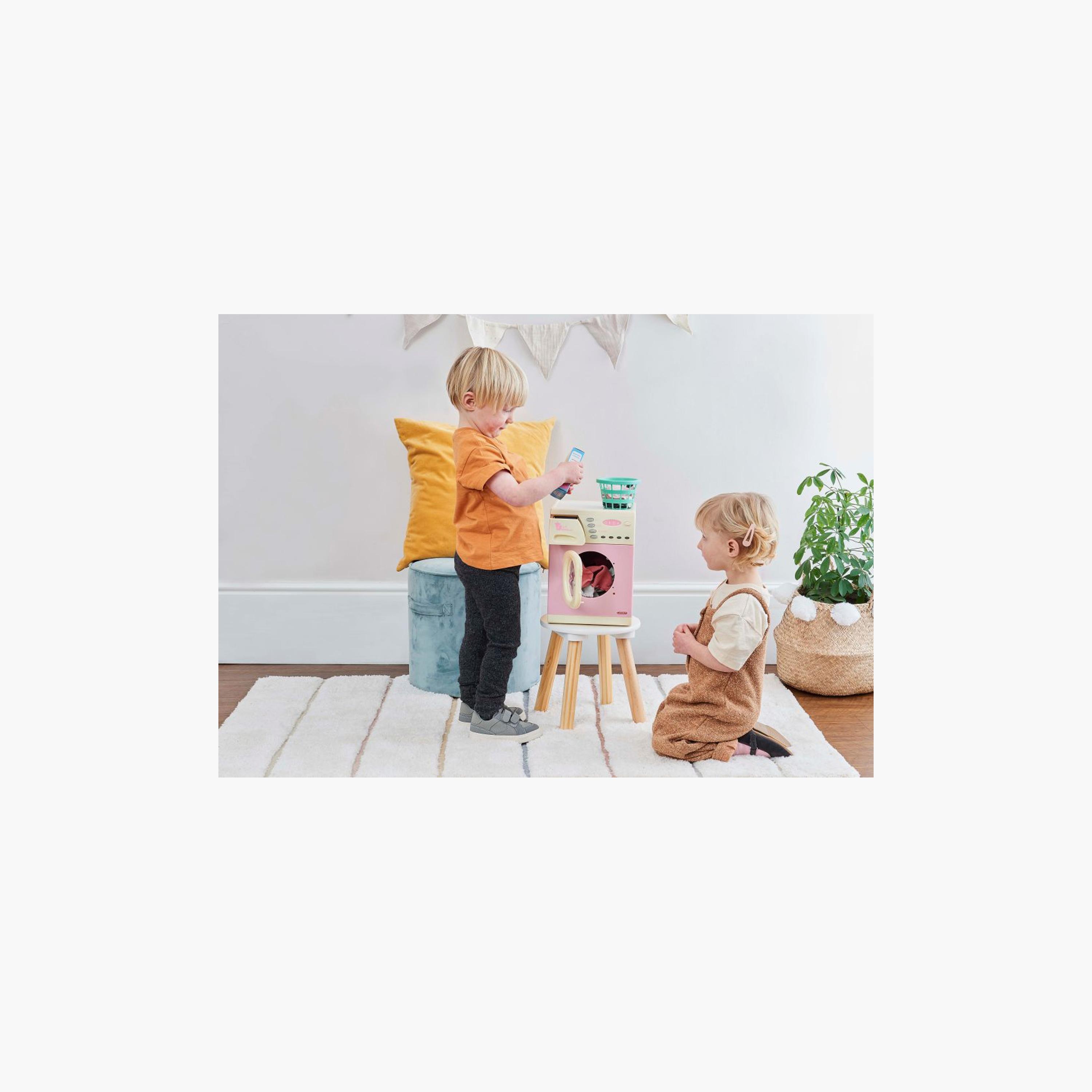 Casdon Electronic Washer Toy Washing Machine with Spinning Drum, Lights, & Sound - 3 Years+-toys-roleplay-householdsets-image-6