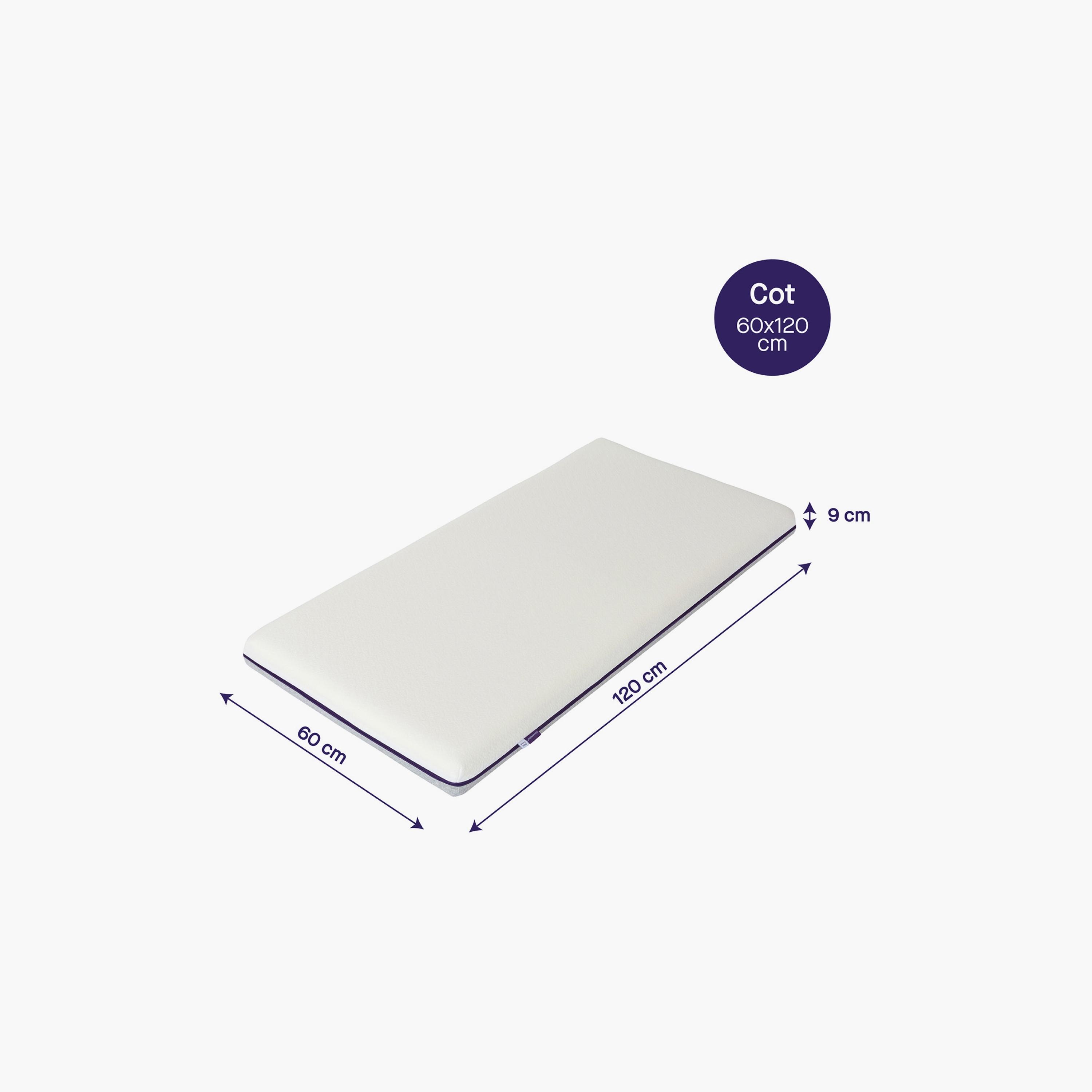 مرتبة كليفافوم الداعمة من كليفاماما - 60 × 120 × 9 سم-baby-nursery-mattresses-image-2