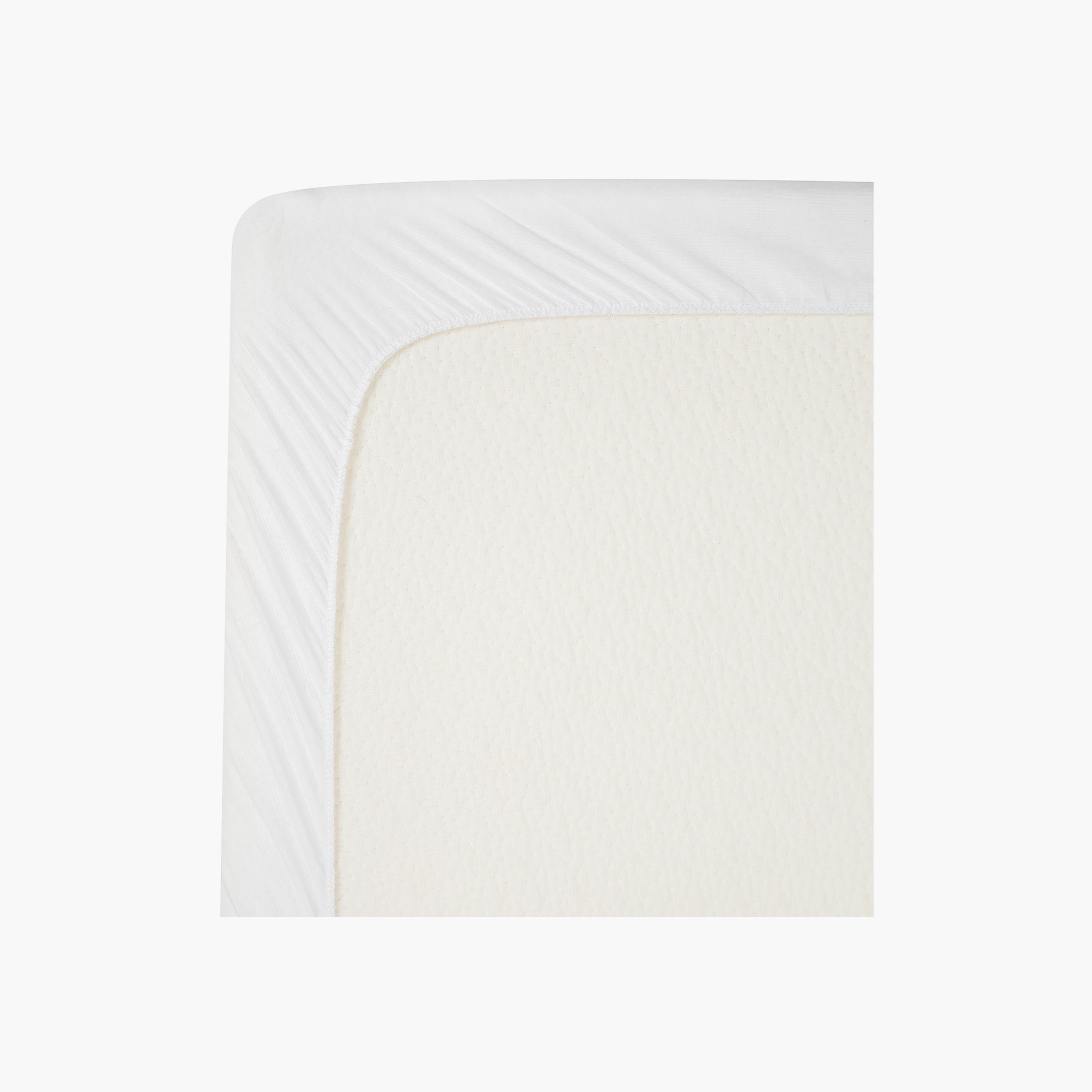 Clevamama Brushed Cotton Fitted Waterproof Mattress - 70 x 140 x 15 cm-baby-nursery-mattresses-image-4