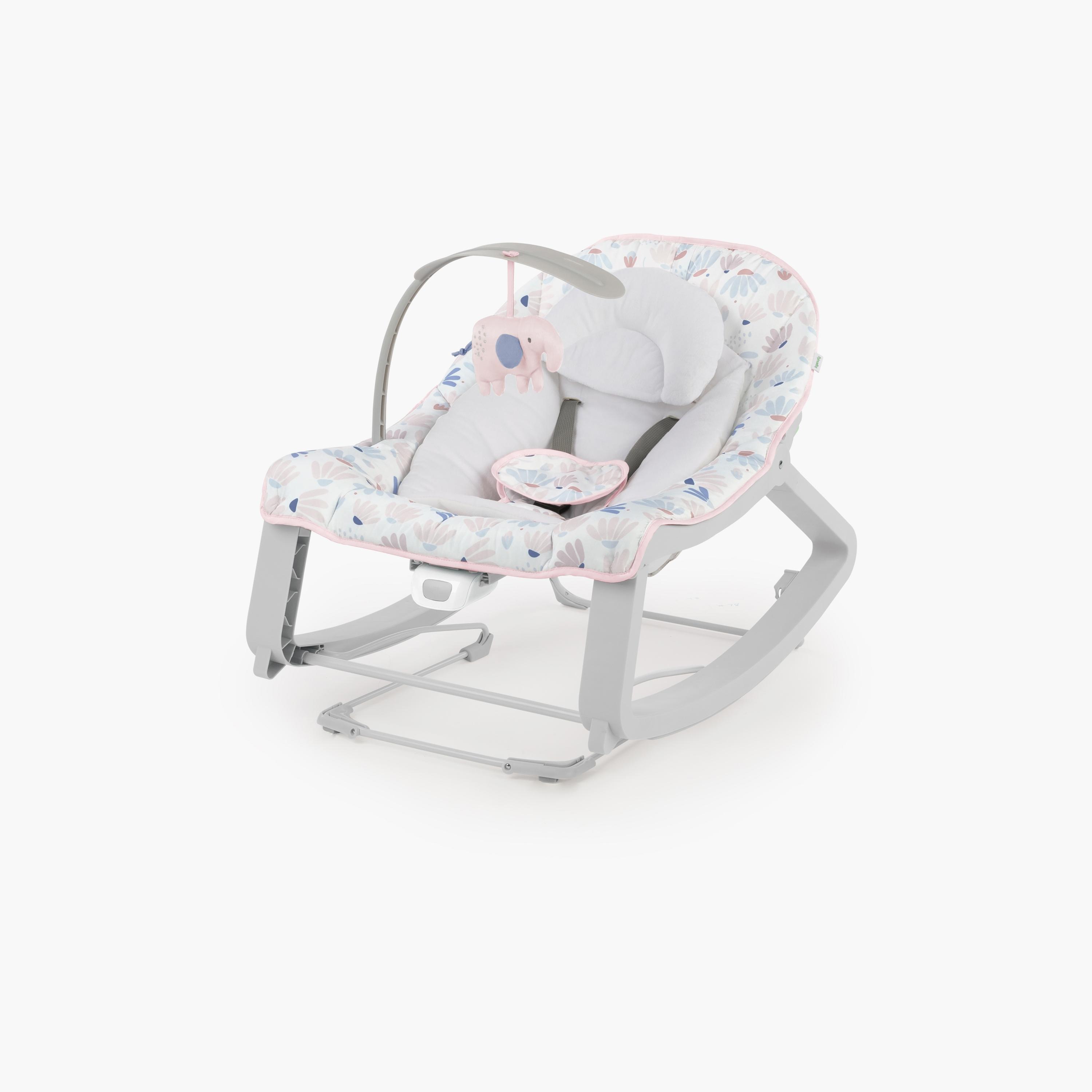 Ingenuity Keep Cozy 3-in-1 Grow with Me Bouncer Seat with Toy Bar & Hanging Toy - 0-30 Months+-baby-infantactivity-bouncers-image-1