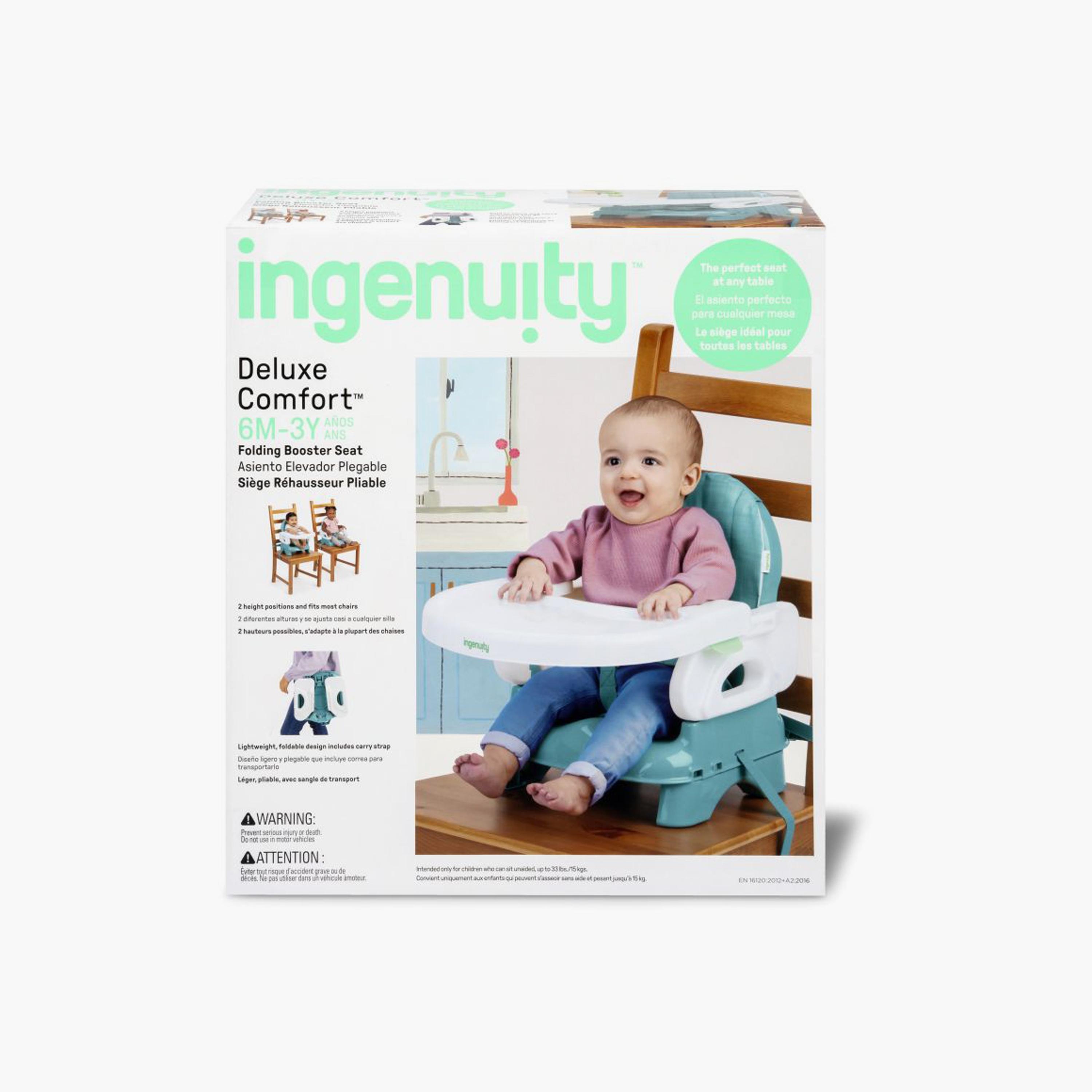 Ingenuity Deluxe Comfort Folding Booster Seat - 6 Months - 3 Years-baby-feeding-highchairsandboosters-image-7