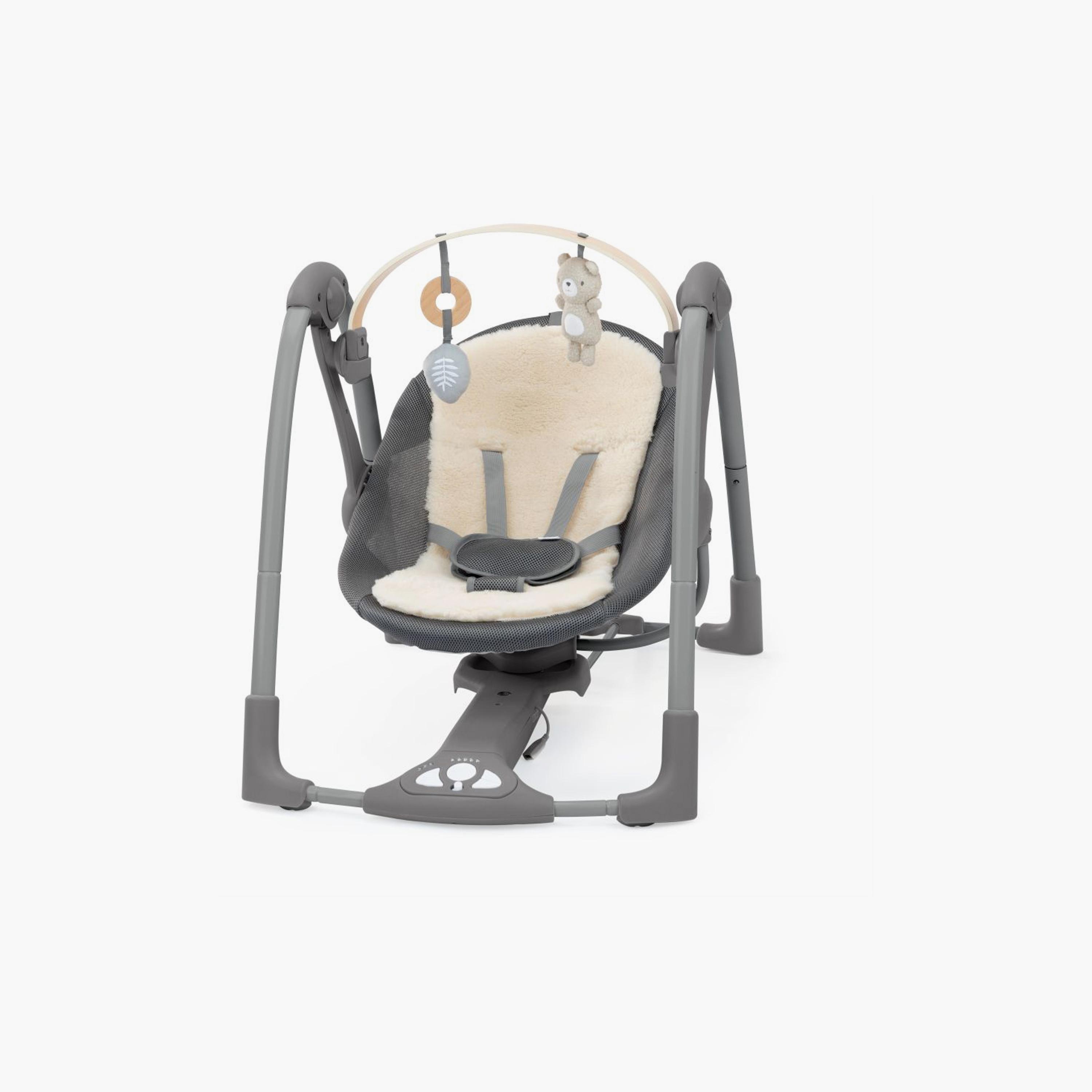 Ingenuity Every Season Swing 'n Go Portable Swing with 2-Piece Hanging Toy - 0-9 Months-baby-infantactivity-swings-image-1
