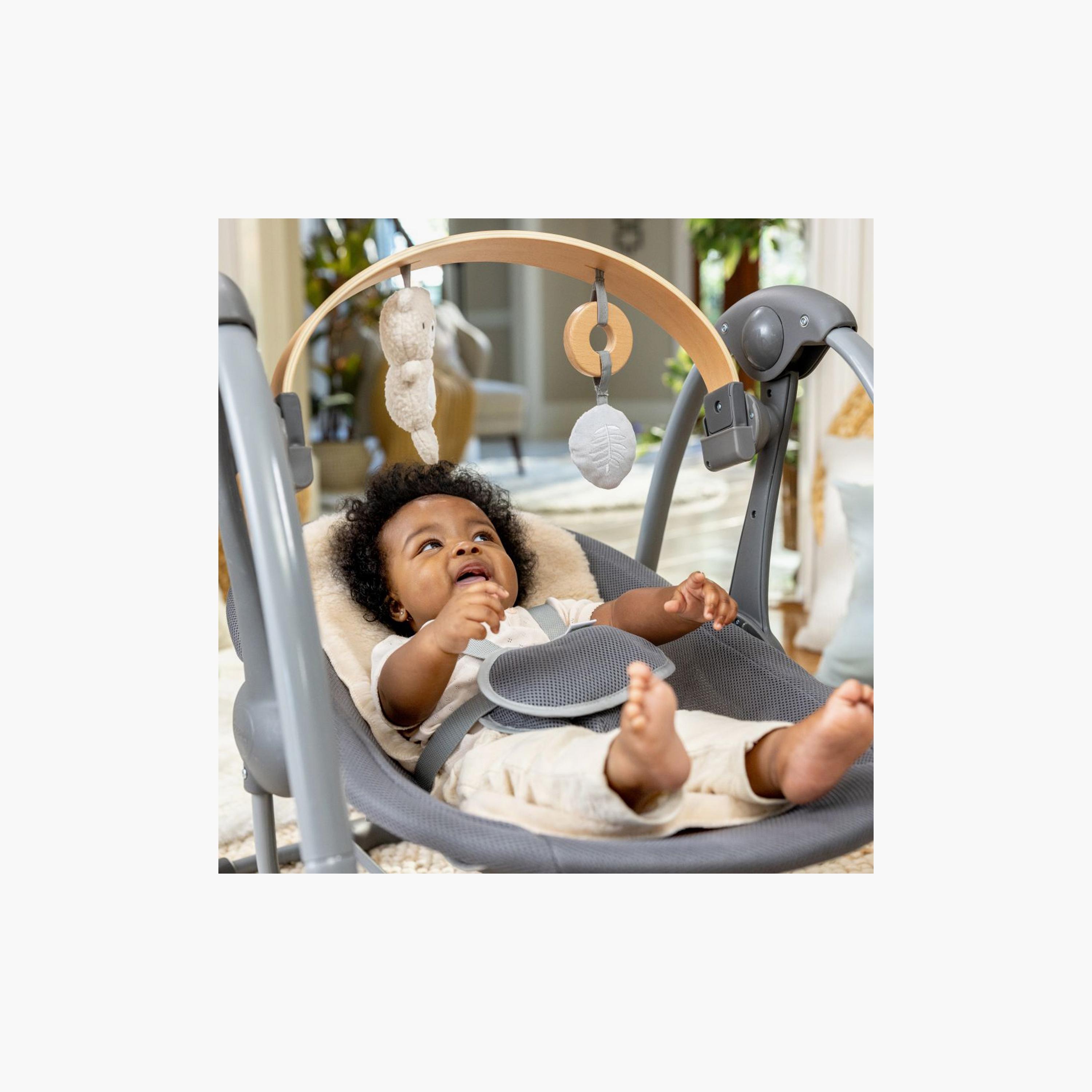 Ingenuity Every Season Swing 'n Go Portable Swing with 2-Piece Hanging Toy - 0-9 Months-baby-infantactivity-swings-image-4