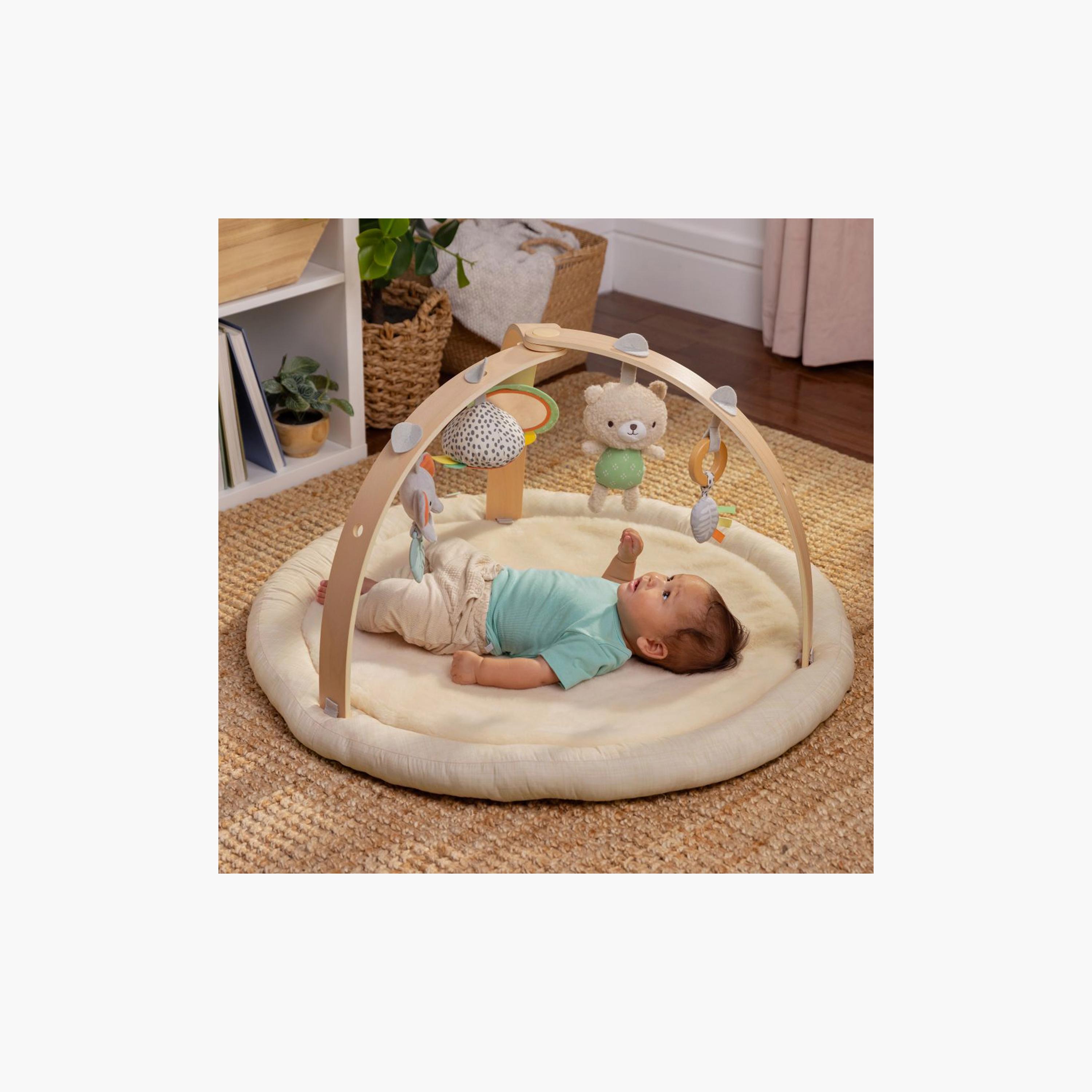Ingenuity Every Season Plush Lambswool Play Mat with 5 Removable Toys - 0-12 Months-baby-infantactivity-playpensandplaymats-image-3