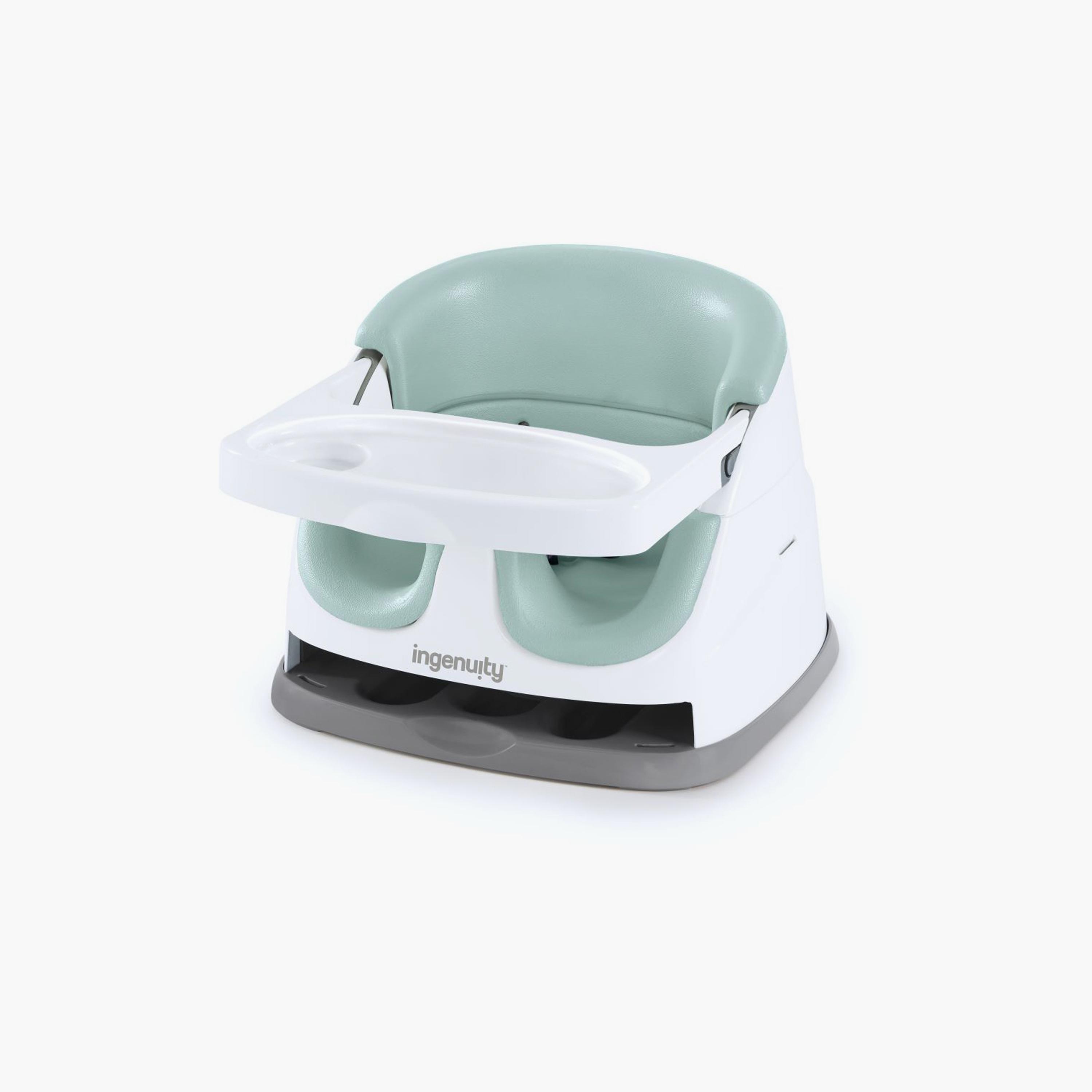 مقعد تغذية معزز وأرضي 2 في 1 مع صينية تخزين ذاتية من إنجينيويتي-baby-feeding-highchairsandboosters-image-1