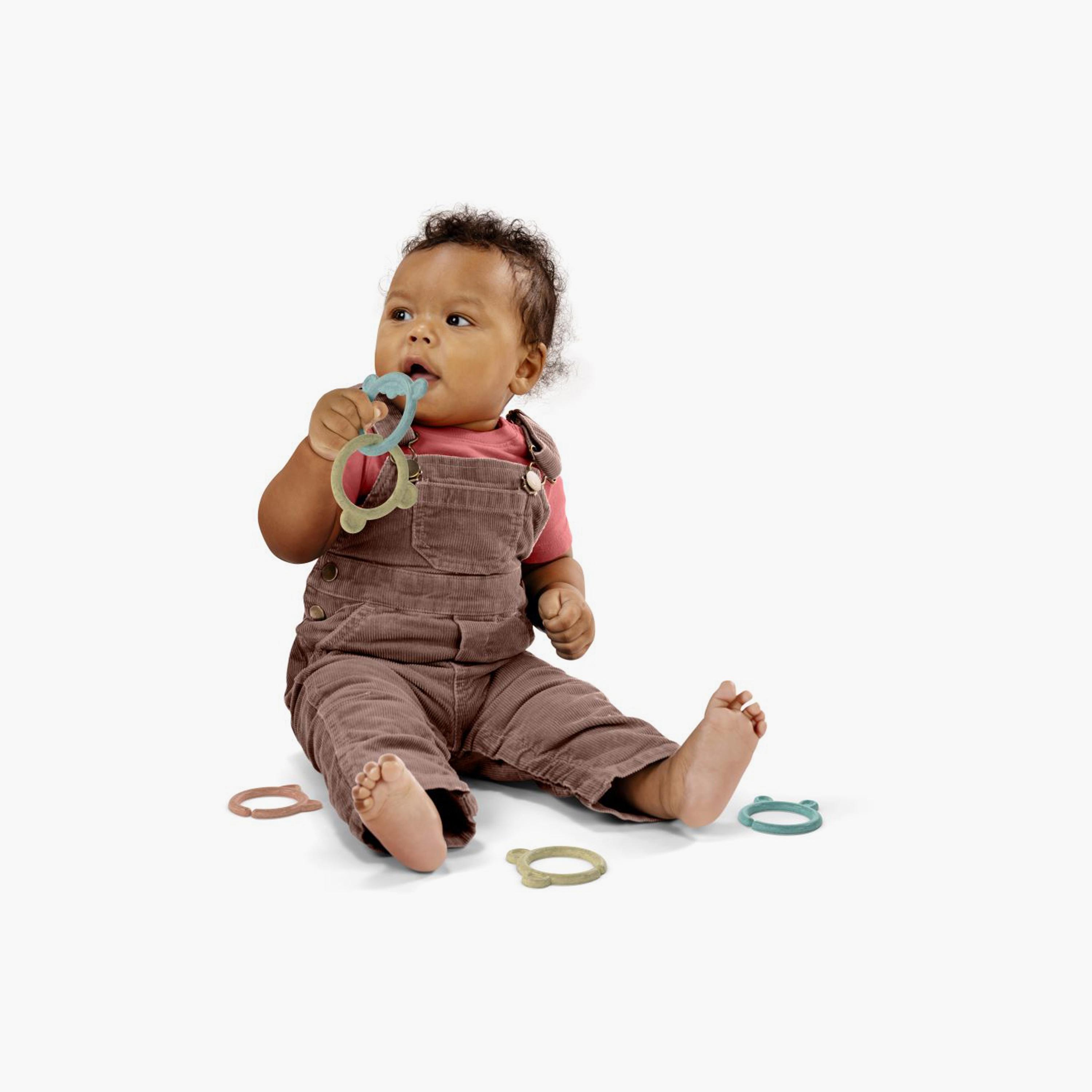 Ingenuity 12-Piece Sheppy's Squad Toy Link BPA-Free Teether Toy - Newborn+-toys-babyandtoddlertoys-rattlesandteethers-image-2