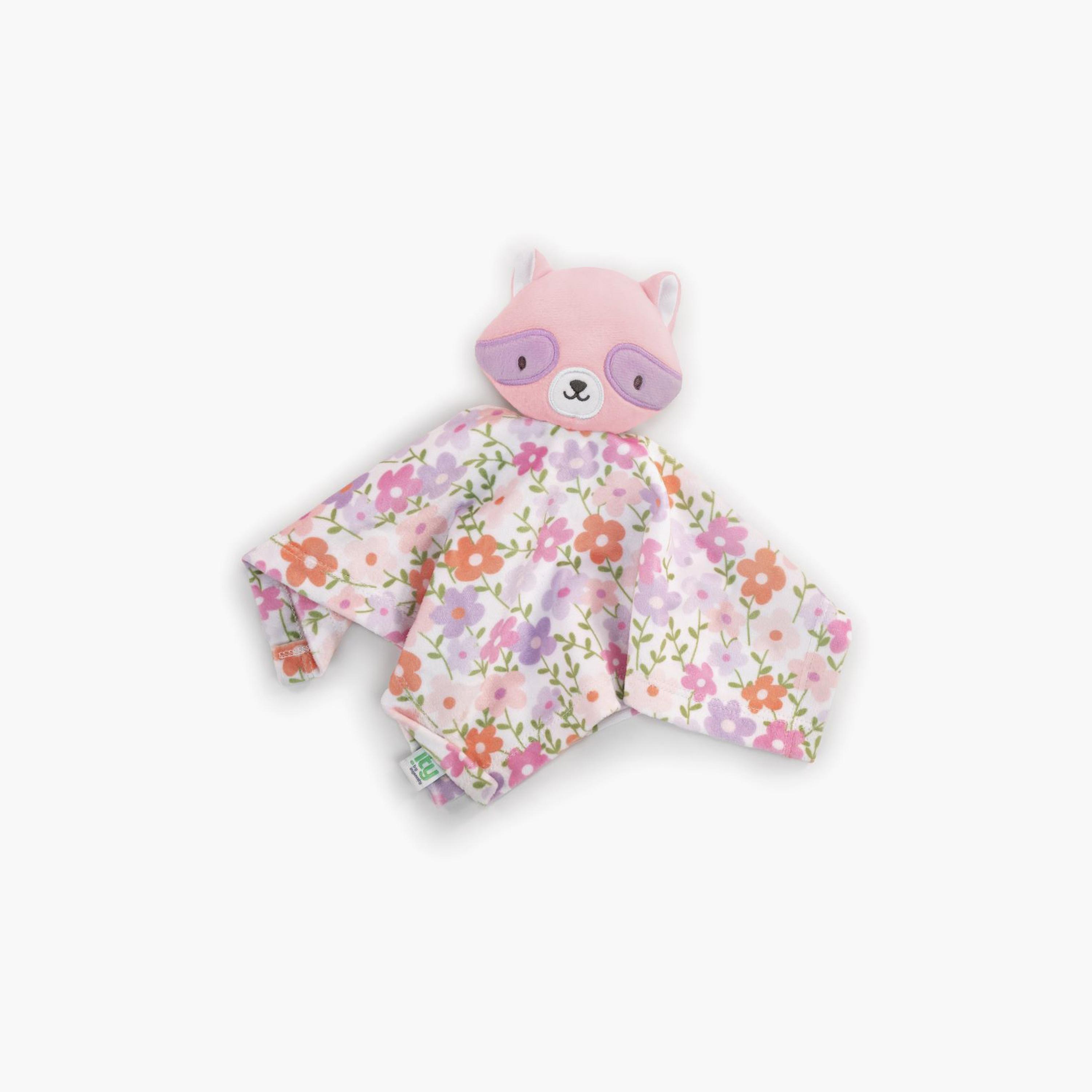 Ingenuity Cozy Lovey Stuffed Animal Soft Baby Blanket - Deni - Pink - 28 cm - 0-36 Months-baby-nursery-blanketsandswaddles-blanketsandquilts-image-1
