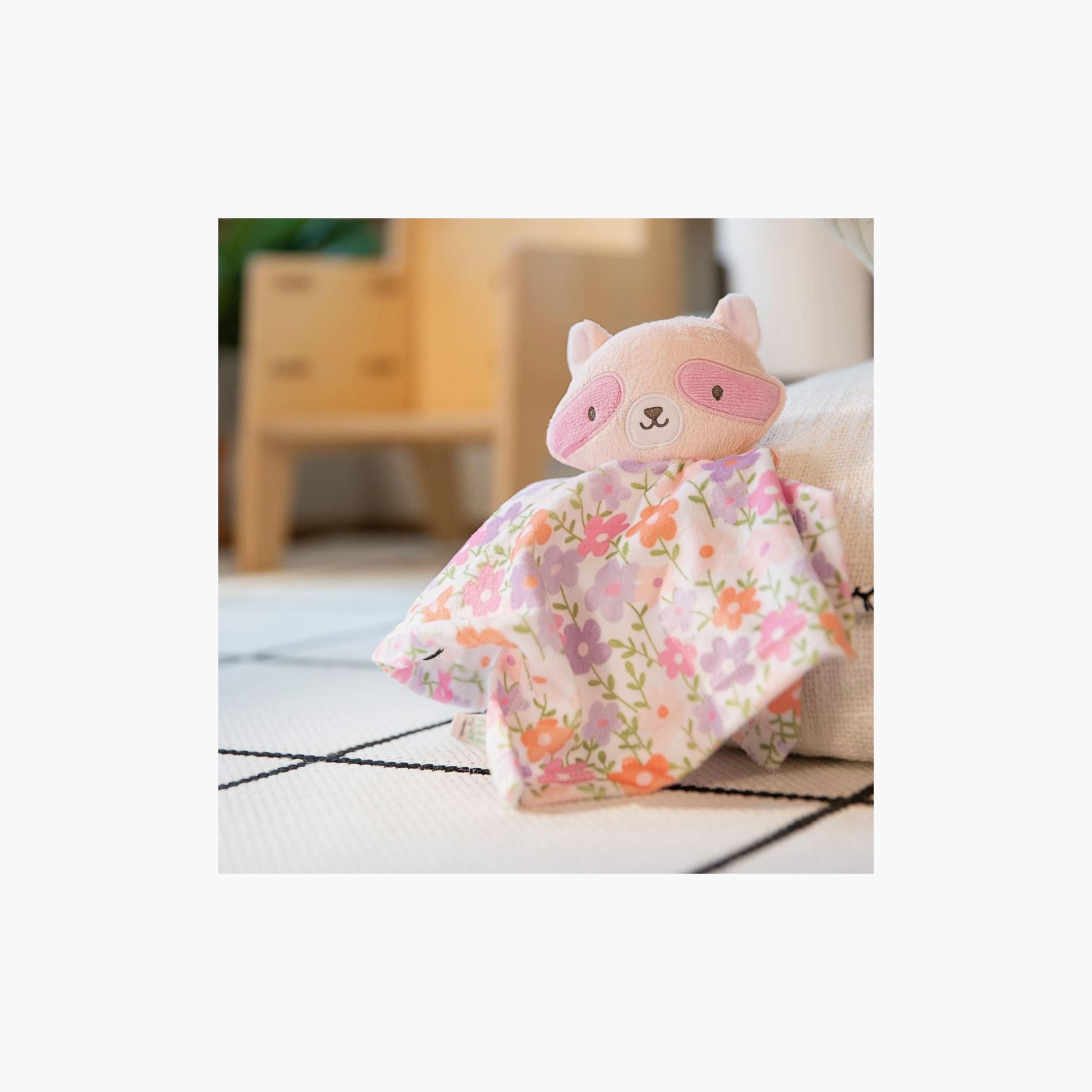 Ingenuity Cozy Lovey Stuffed Animal Soft Baby Blanket - Deni - Pink - 28 cm - 0-36 Months-baby-nursery-blanketsandswaddles-blanketsandquilts-image-5