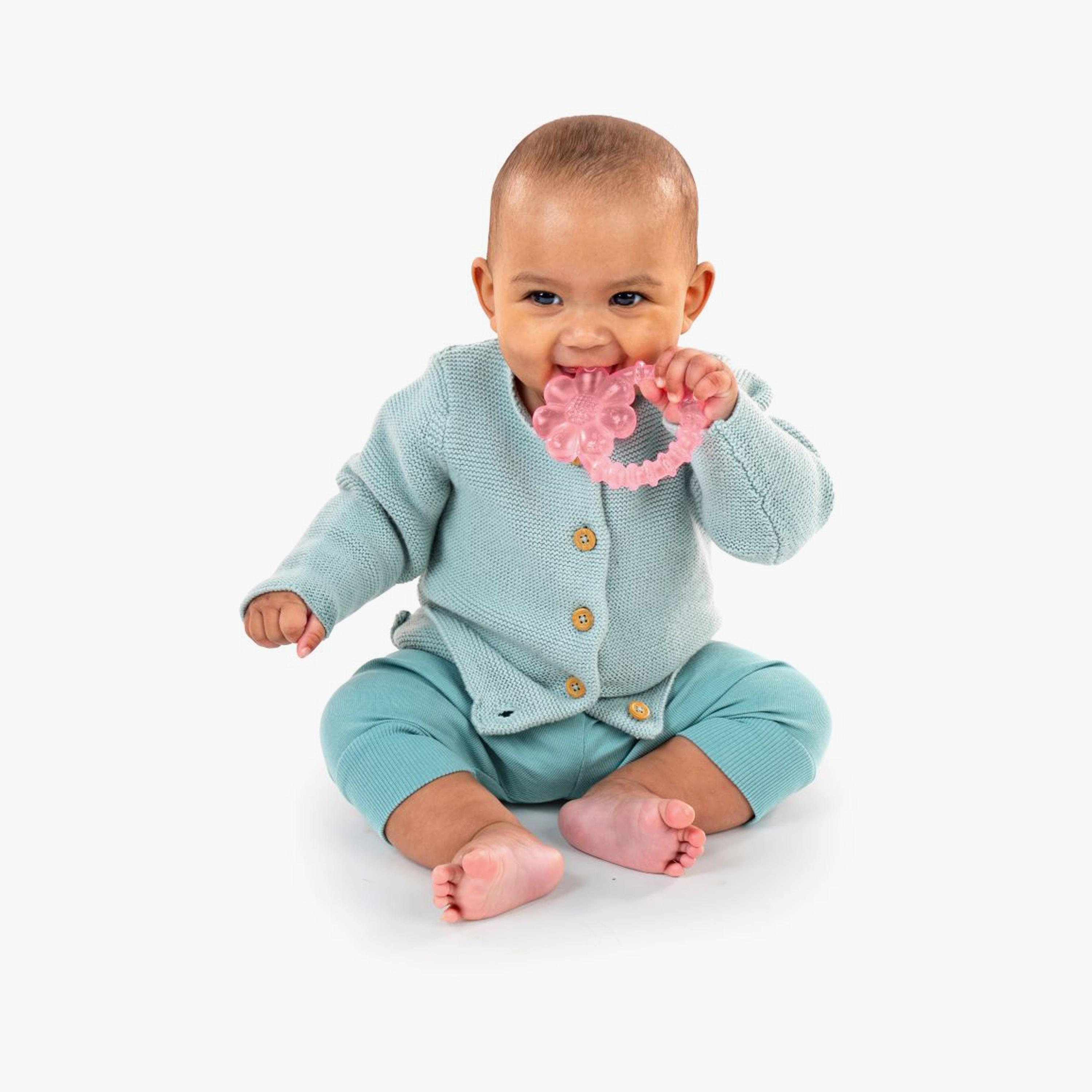 Ingenuity Cool Bite BPA-free Water Teether - Daisy - 3-36 Months-baby-feeding-teethers-image-2