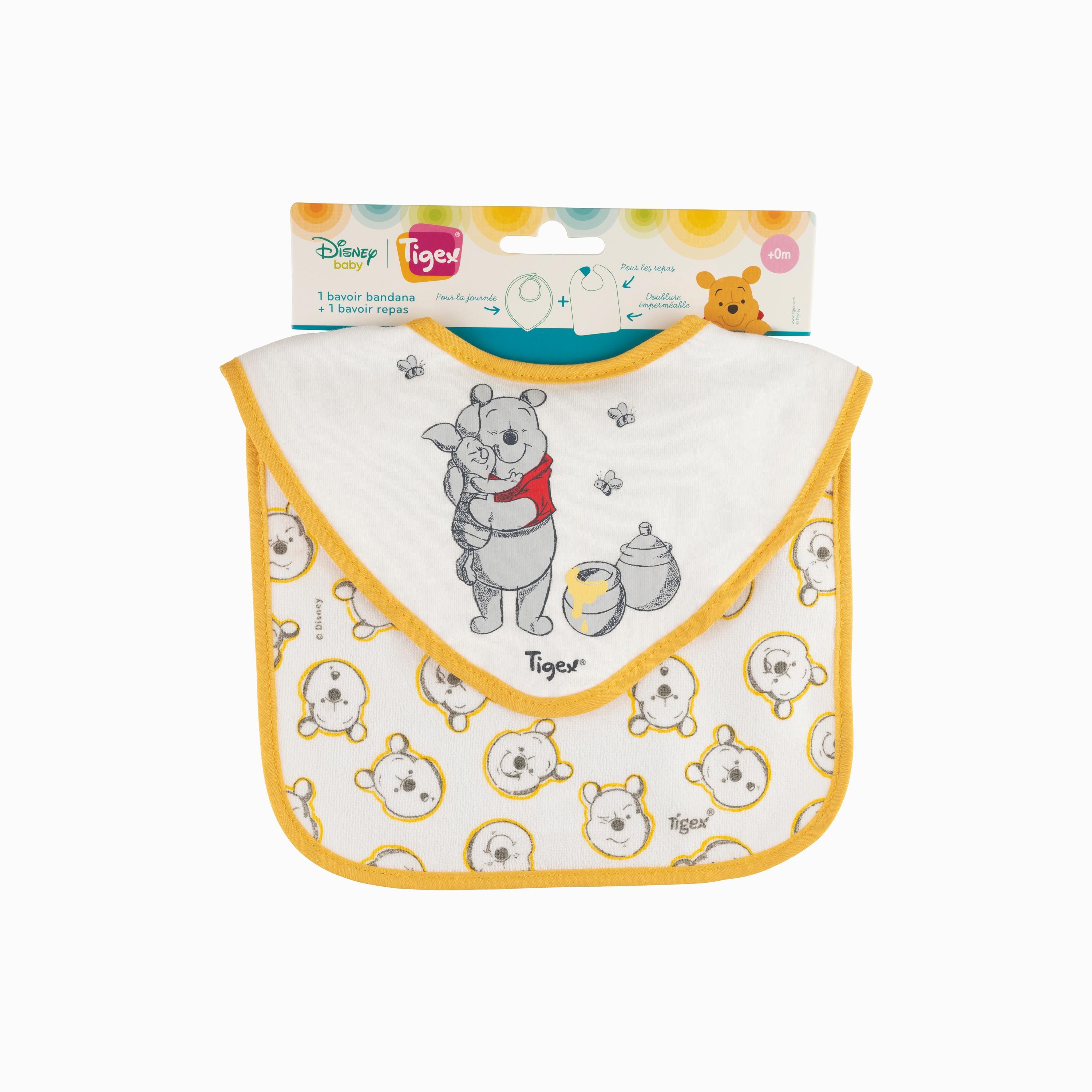 Tigex 2-Piece Bandana & Feeding Bibs - Winnie-baby-feeding-bibs-image-3