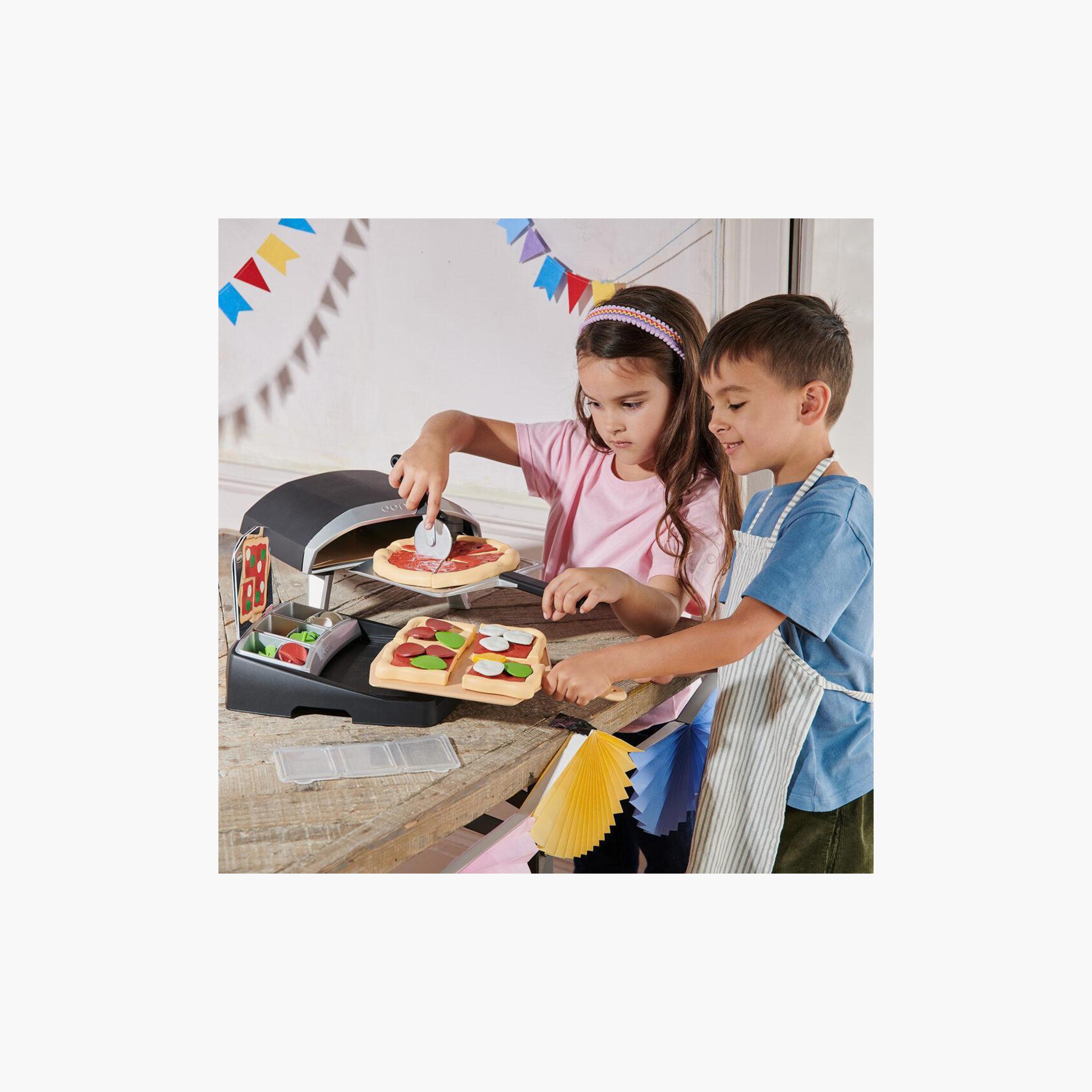 مجموعة ألعاب أوني فرن بيتزا ومحطة التزيين الفاخرة من كاسدون - 3 سنوات فما فوق-toys-roleplay-playfoods-image-10