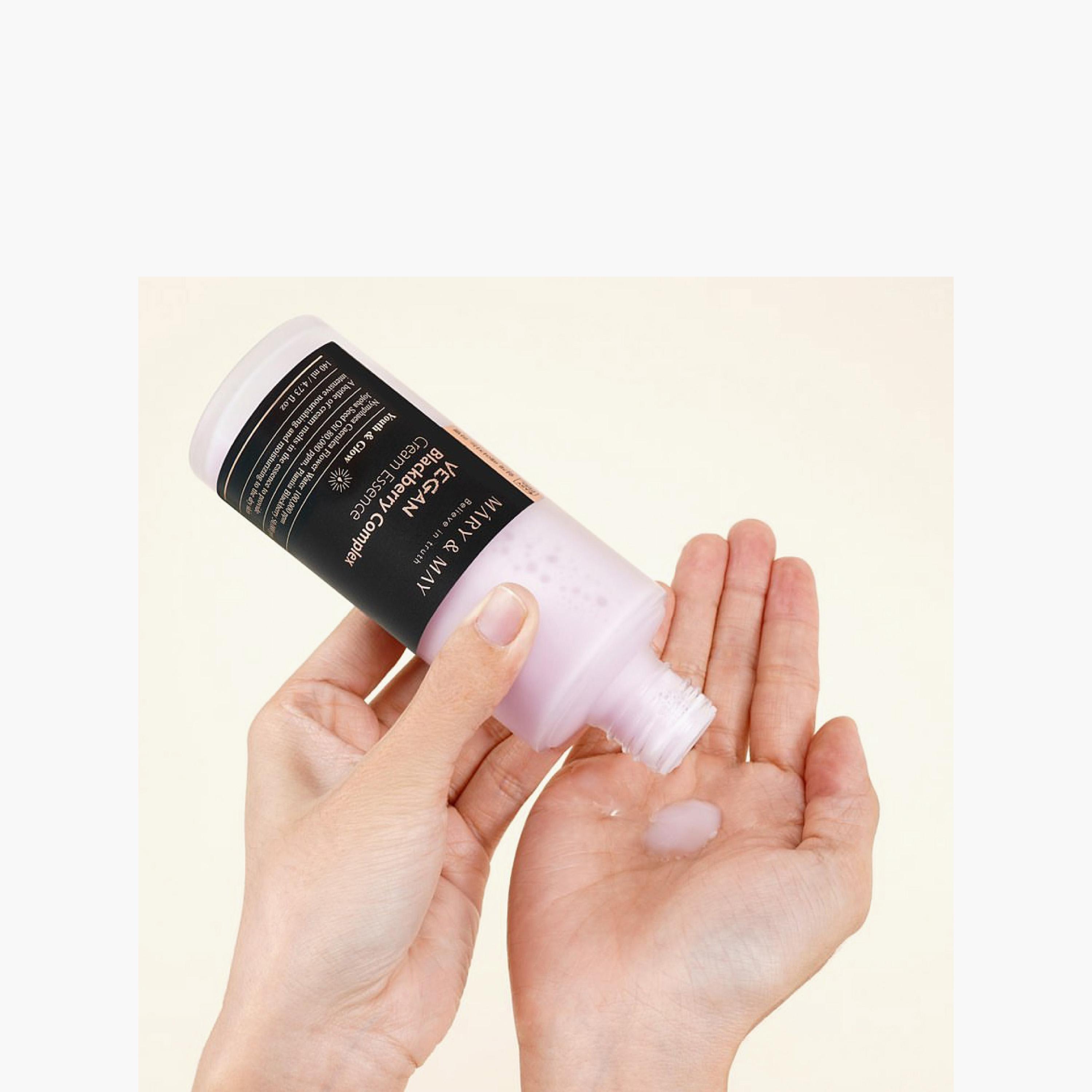 MARY & MAY Vegan Blackberry Complex Cream Essence 140ml-beautyandpersonalcare-kbeauty-skin-treatmentsandserums-image-2