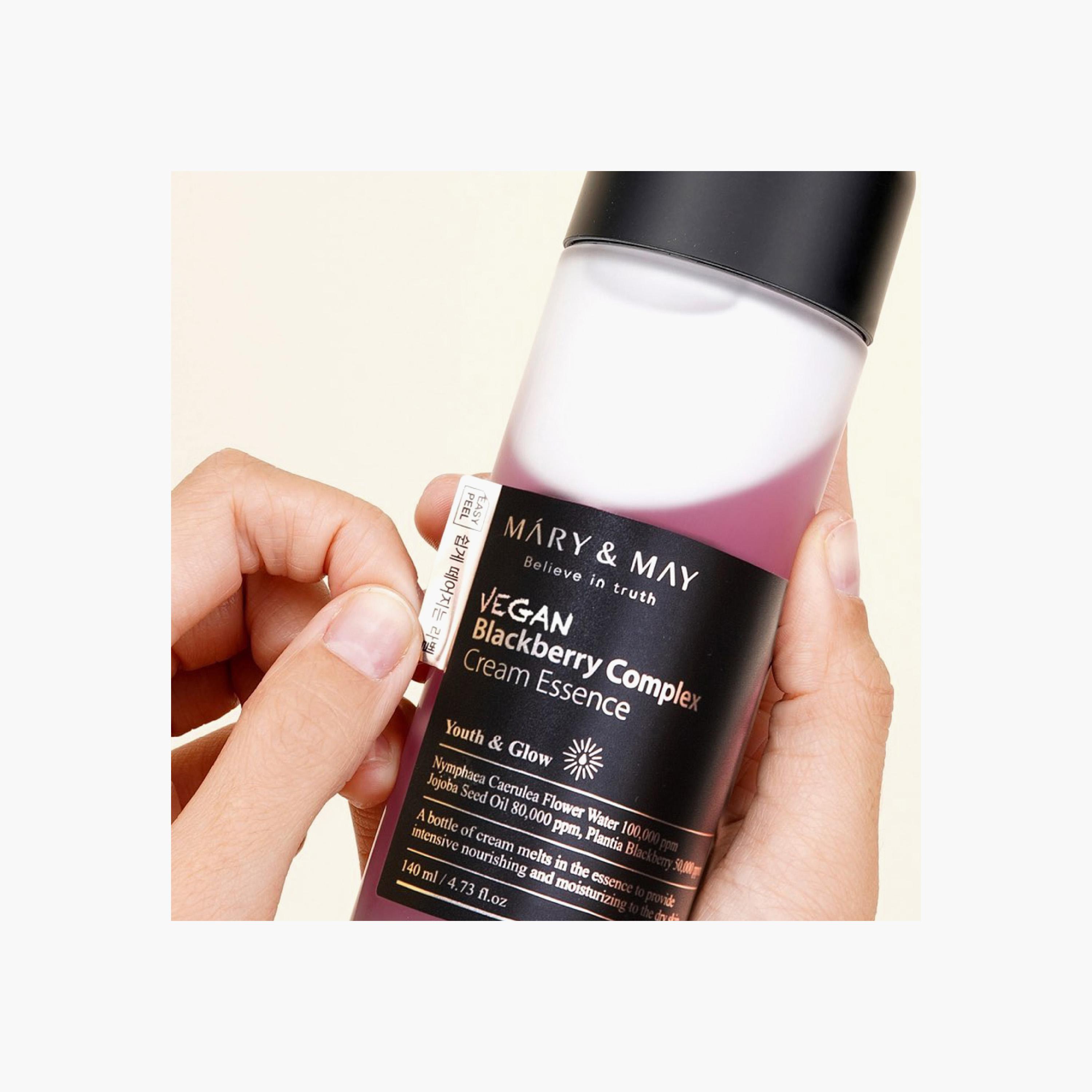 MARY & MAY Vegan Blackberry Complex Cream Essence 140ml-beautyandpersonalcare-kbeauty-skin-treatmentsandserums-image-3