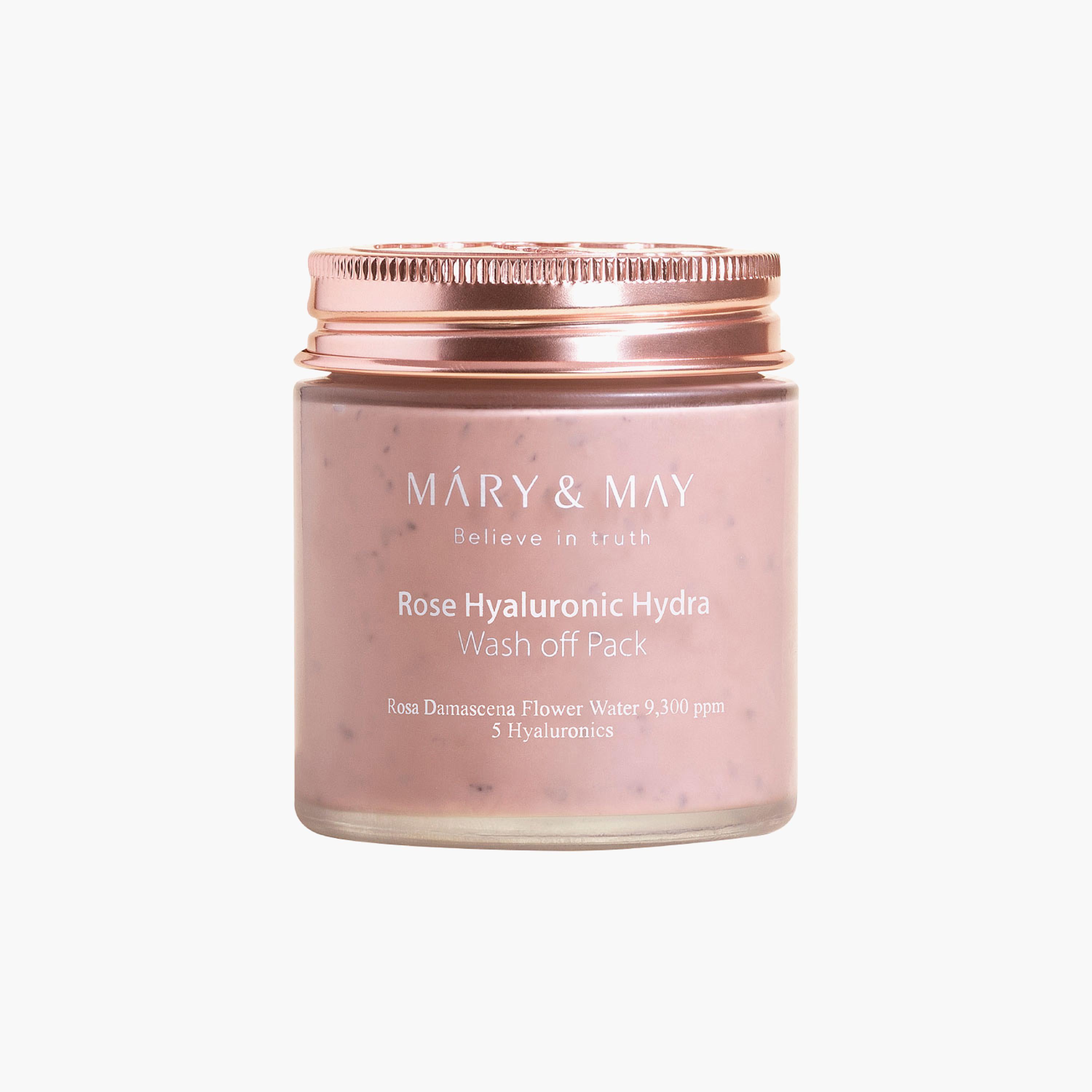 MARY & MAY Rose Hyaluronic Wash-Off Face Pack - 125 gms-beautyandpersonalcare-skin-masks-masksandpeels-image-1