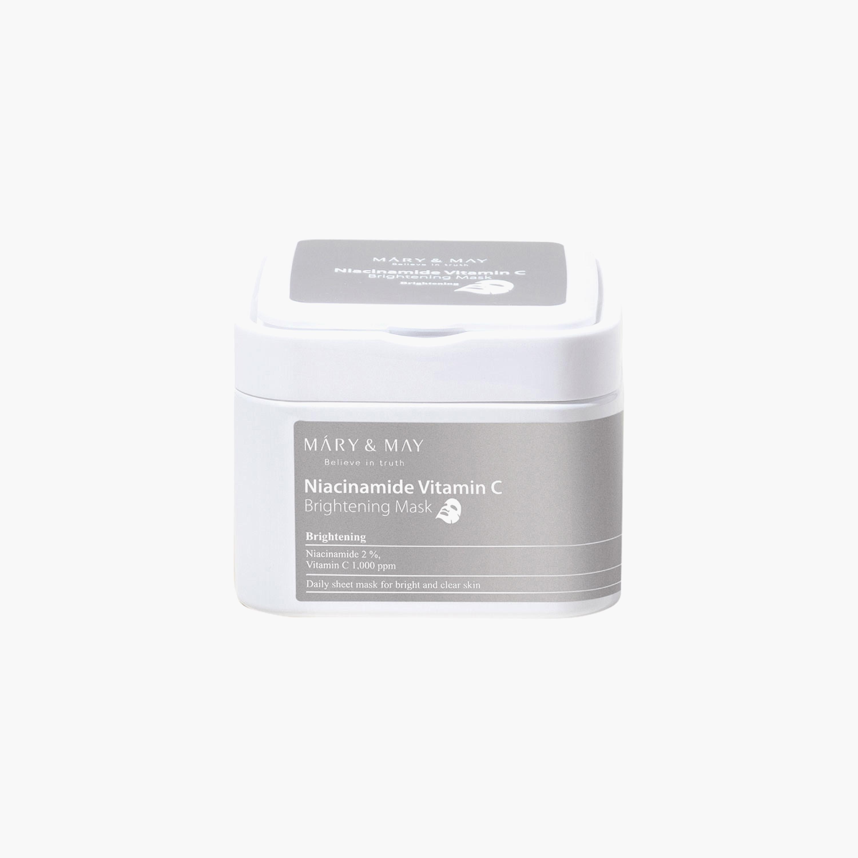 MARY & MAY Niacinamide Vitamin C Brightening Sheet Mask-beautyandpersonalcare-skin-masks-sheetmask-image-1
