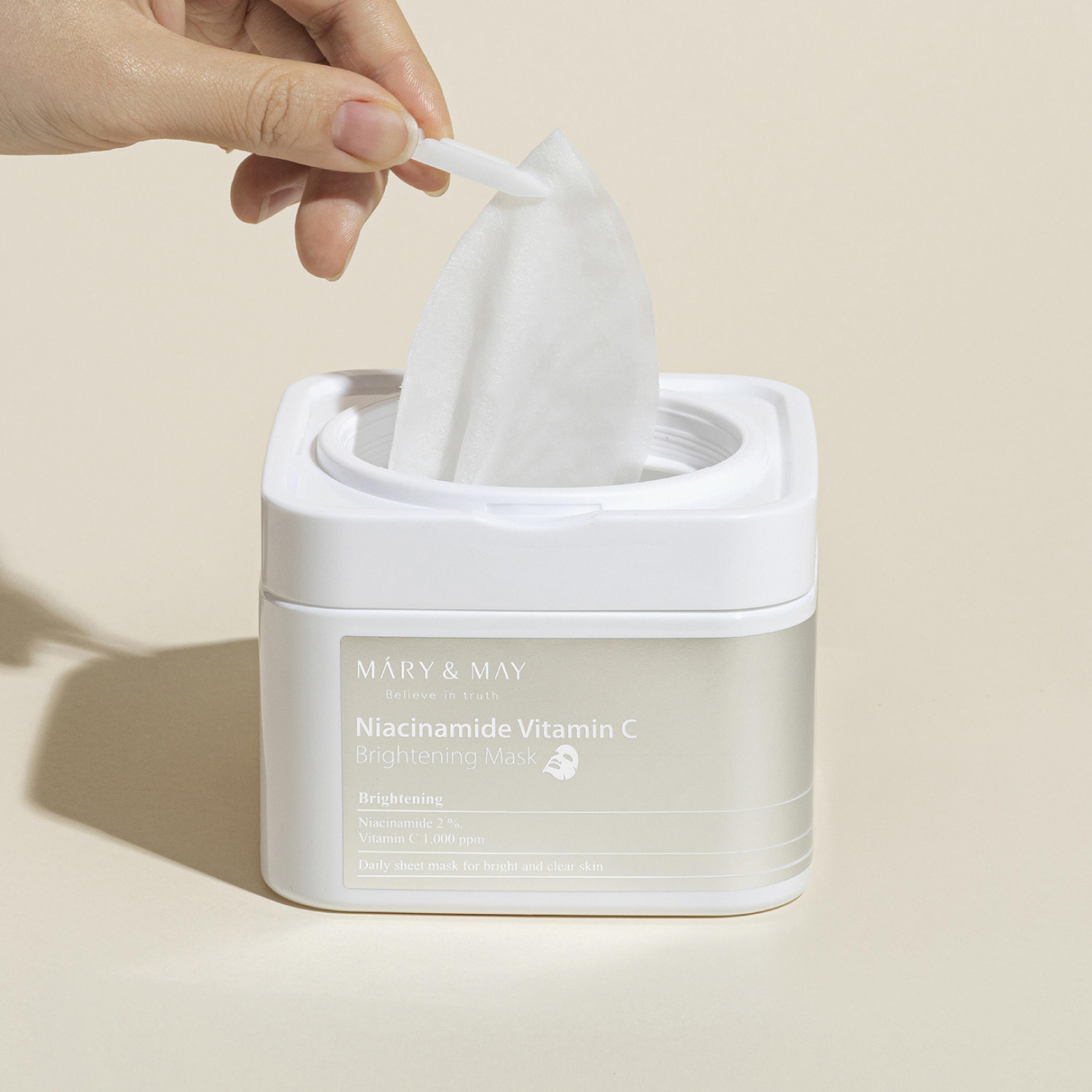 MARY & MAY Niacinamide Vitamin C Brightening Sheet Mask-beautyandpersonalcare-skin-masks-sheetmask-image-2