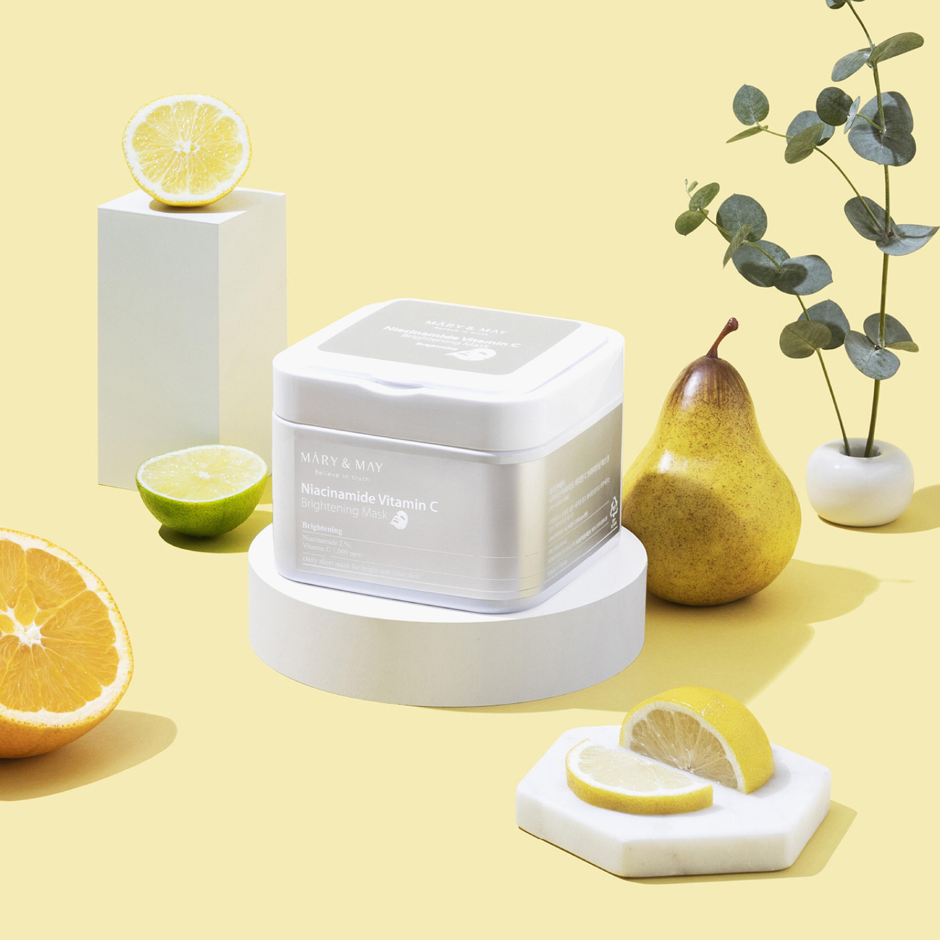 MARY & MAY Niacinamide Vitamin C Brightening Sheet Mask-beautyandpersonalcare-skin-masks-sheetmask-image-3