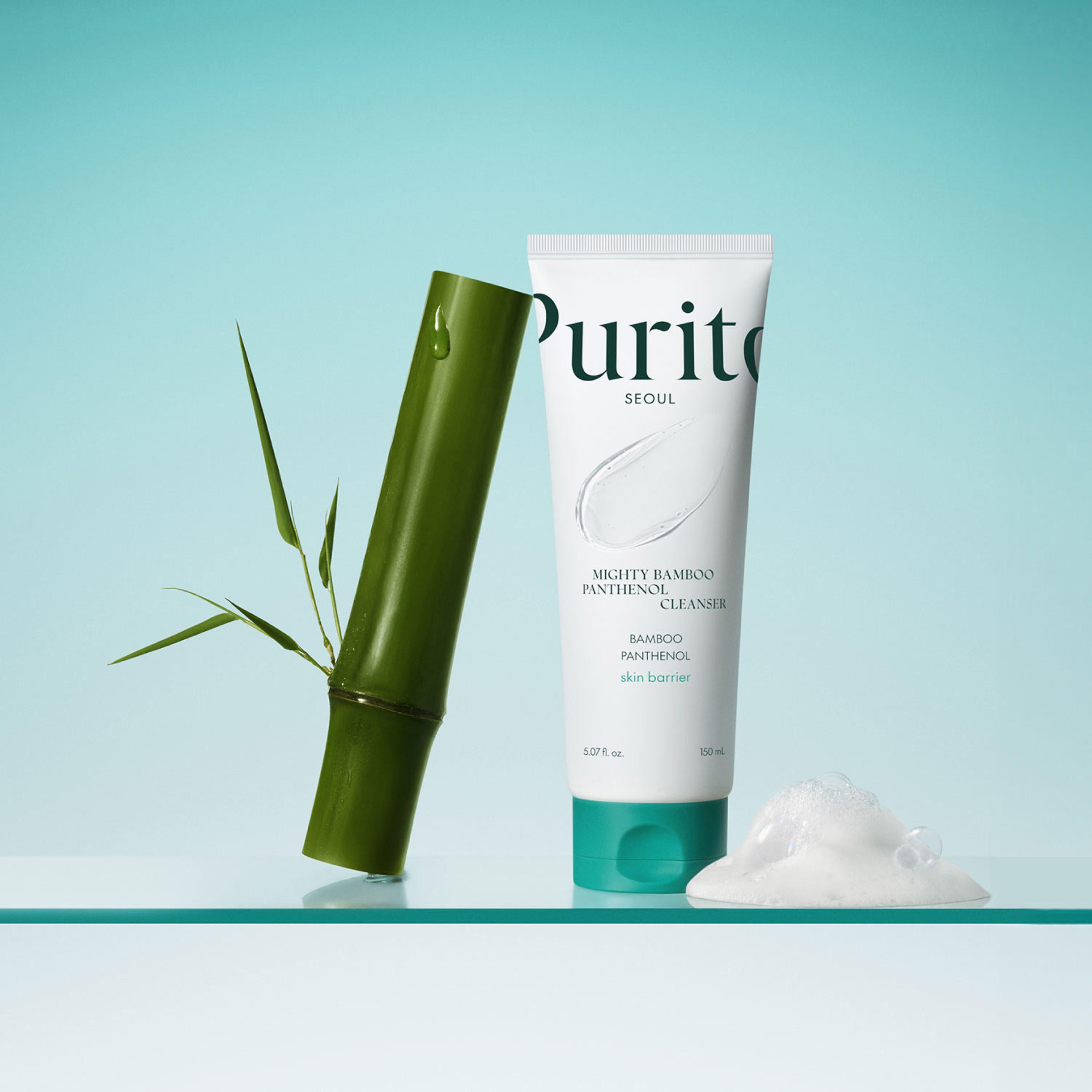 Purito Mighty Bamboo Panthenol Face Cleanser - 150 ml-beautyandpersonalcare-kbeauty-skin-cleansers-facewashandcleansers-image-2