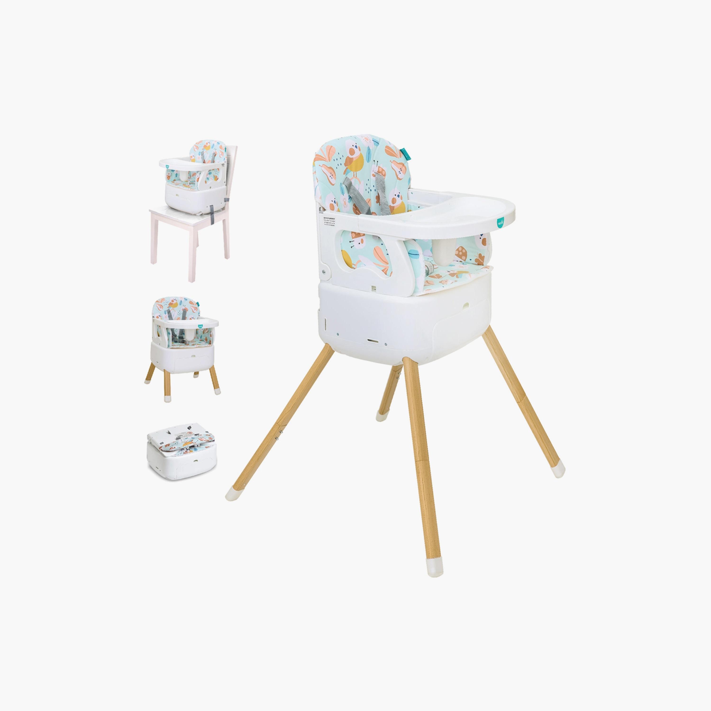 Moon HiteRite 4-in-1 Convertible Baby High Chair - Green-baby-feeding-highchairsandboosters-image-1