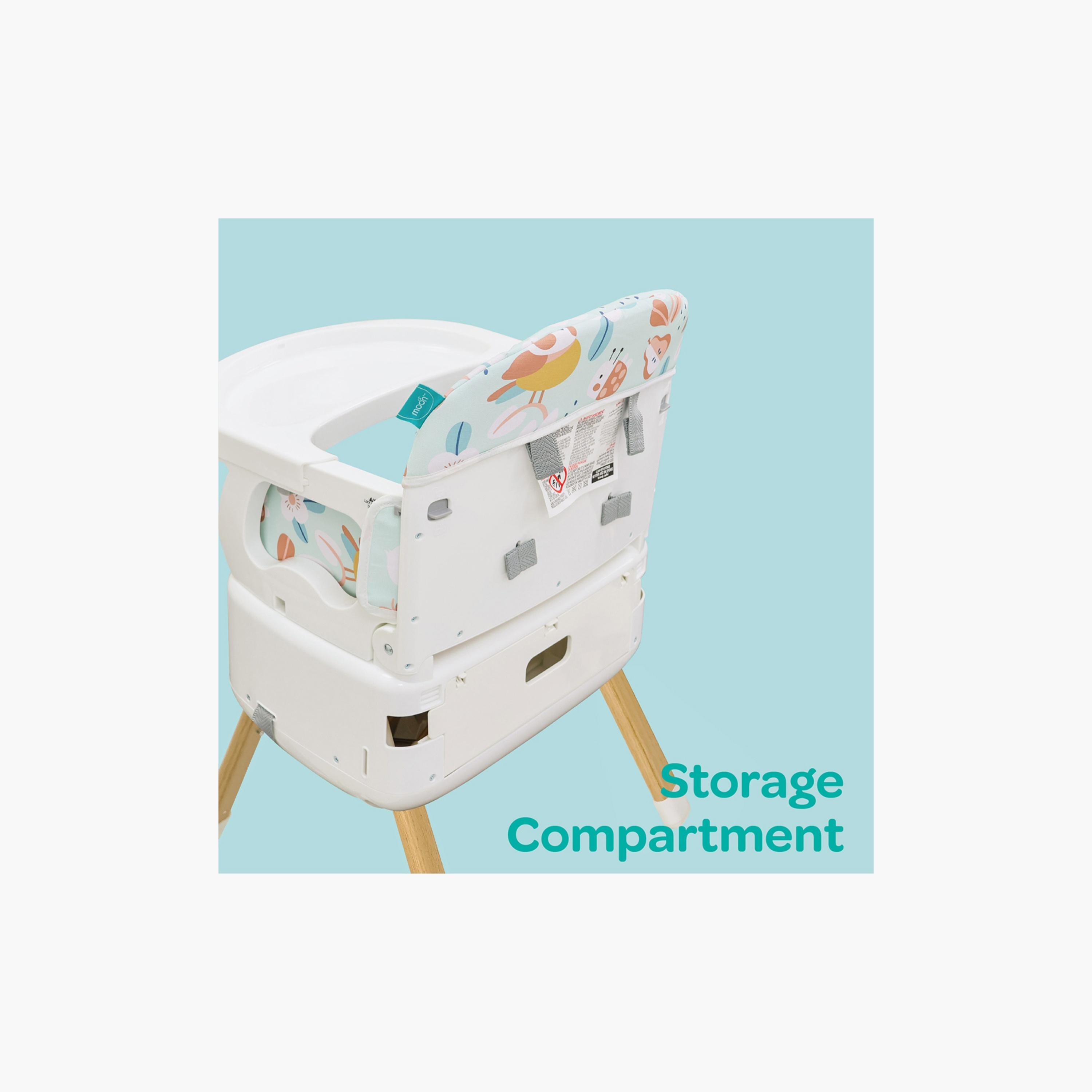 Moon HiteRite 4-in-1 Convertible Baby High Chair - Green-baby-feeding-highchairsandboosters-image-5