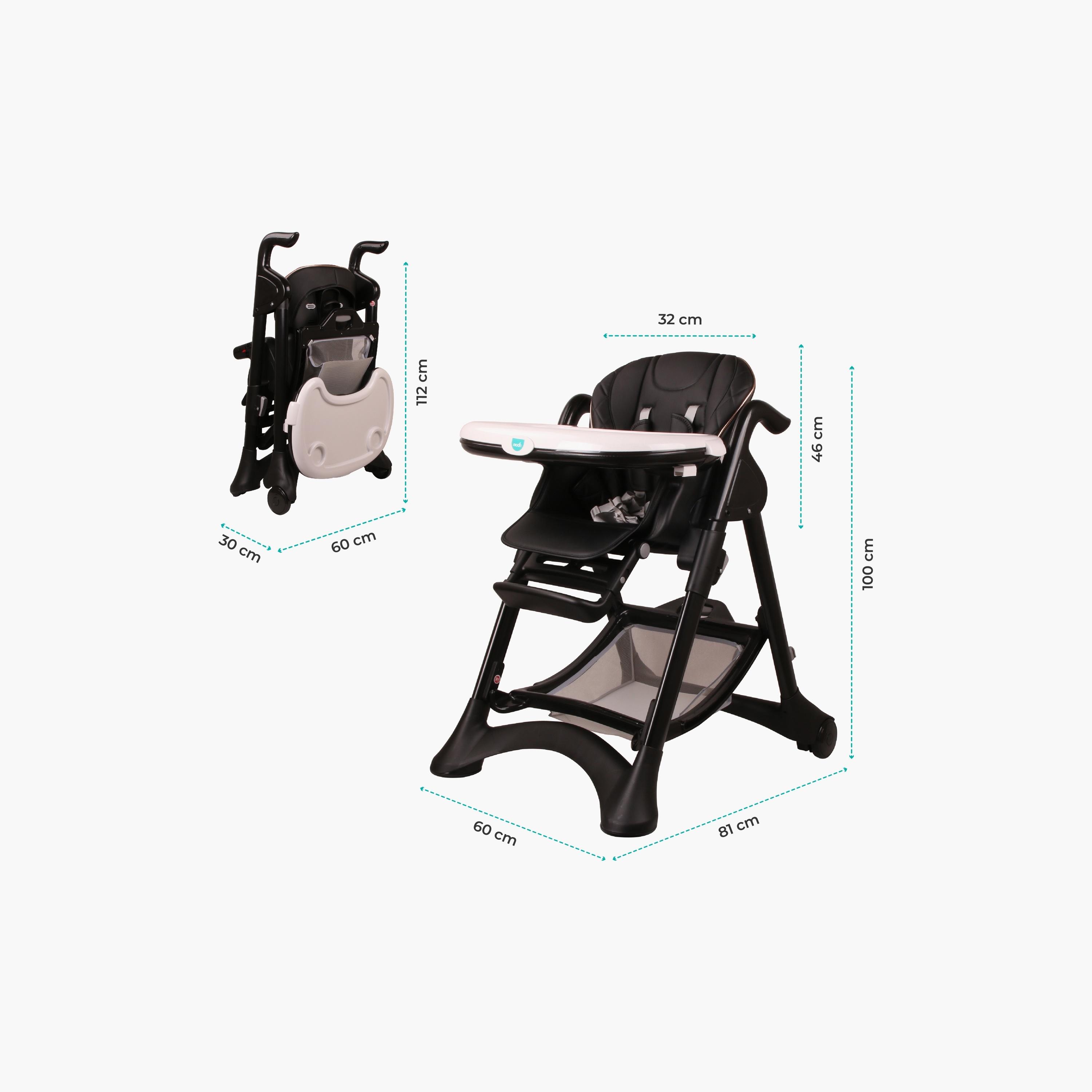Moon Trestle Foldable Baby Feeding & Dinning High Chair-baby-feeding-highchairsandboosters-image-6