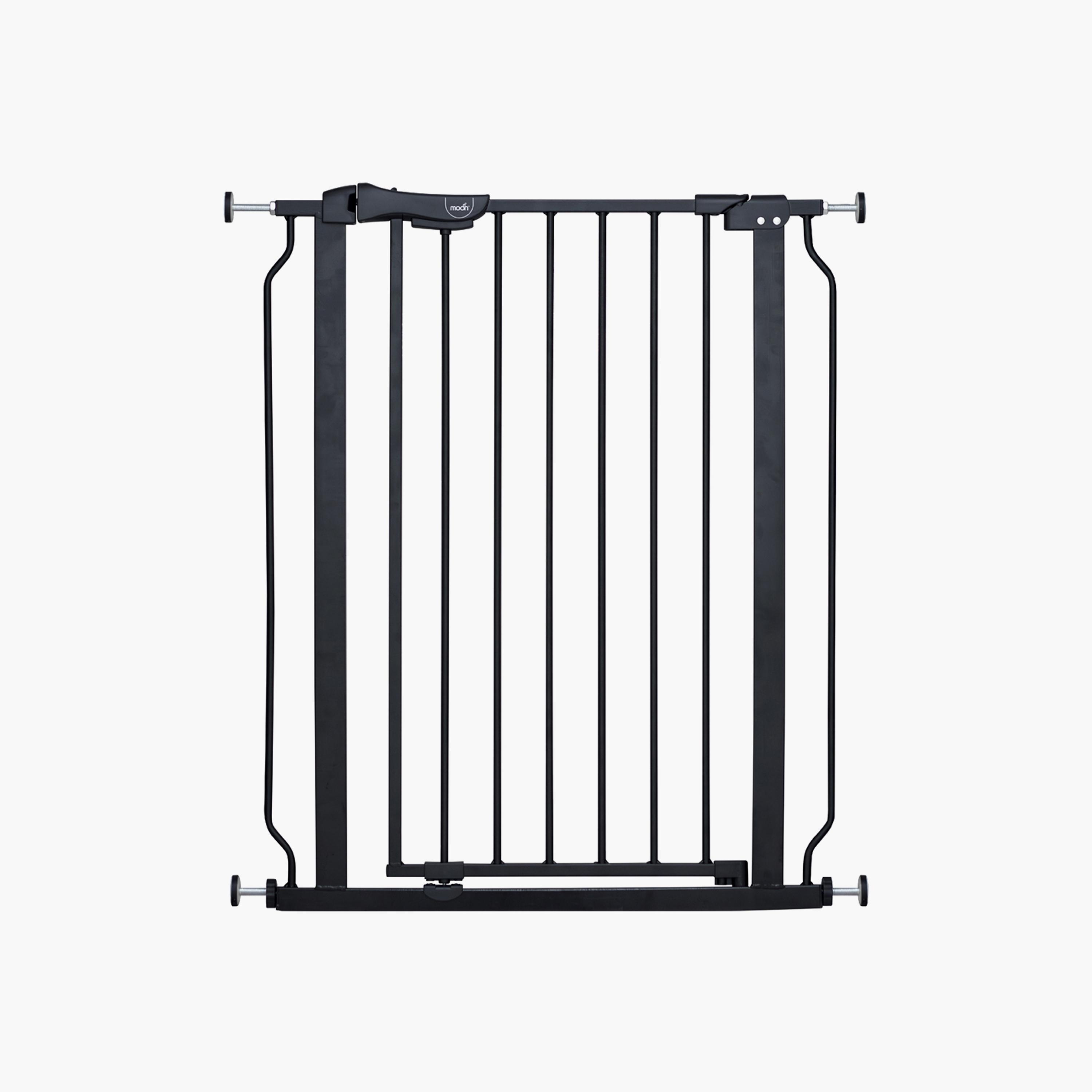Moon Secura Baby Safety Gate - 76 - 80 cm - Black-baby-healthandsafety-babyproofing-image-1