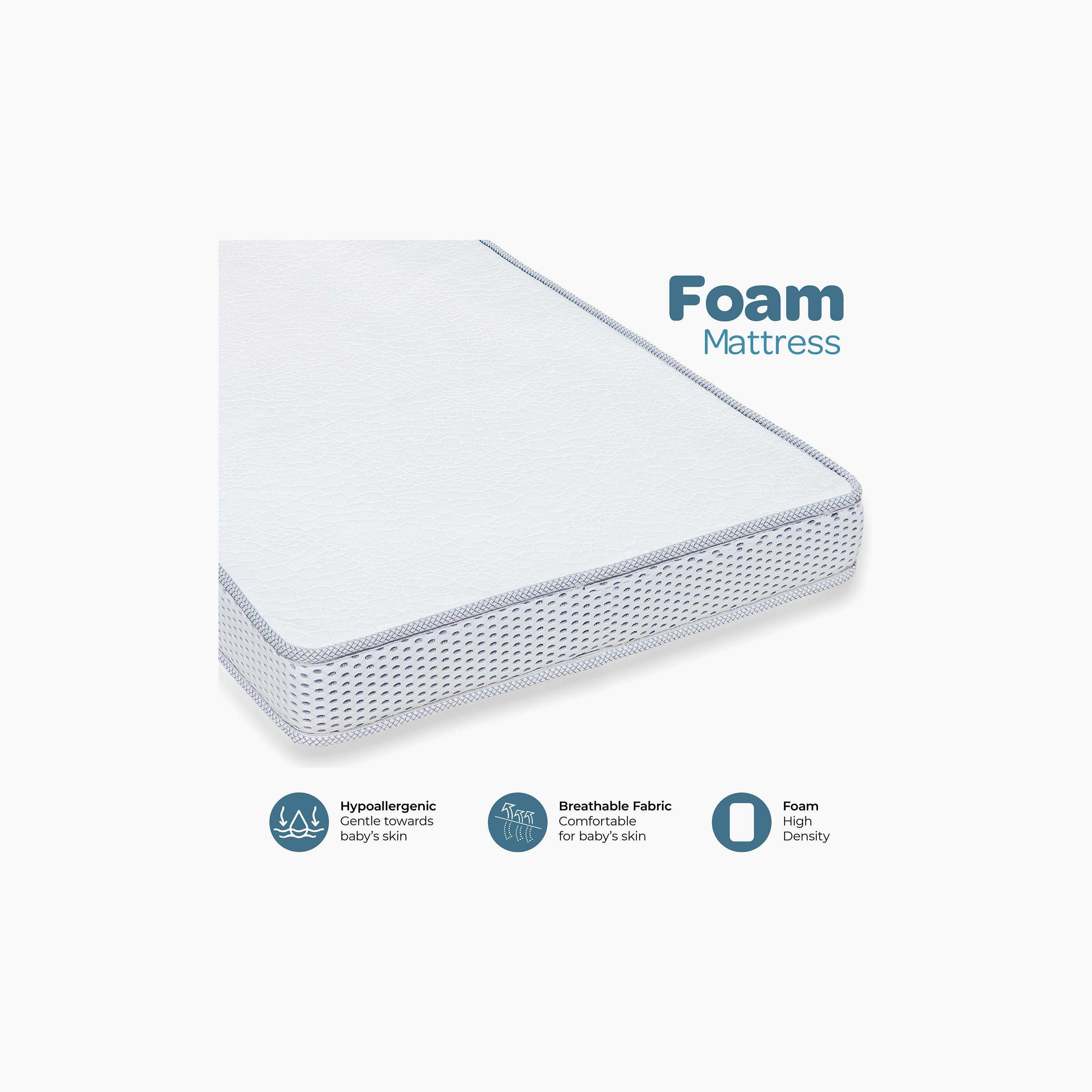 Moon Foam Baby Crib Mattress - 70 x 140 x 10 cm-baby-nursery-mattresses-image-2