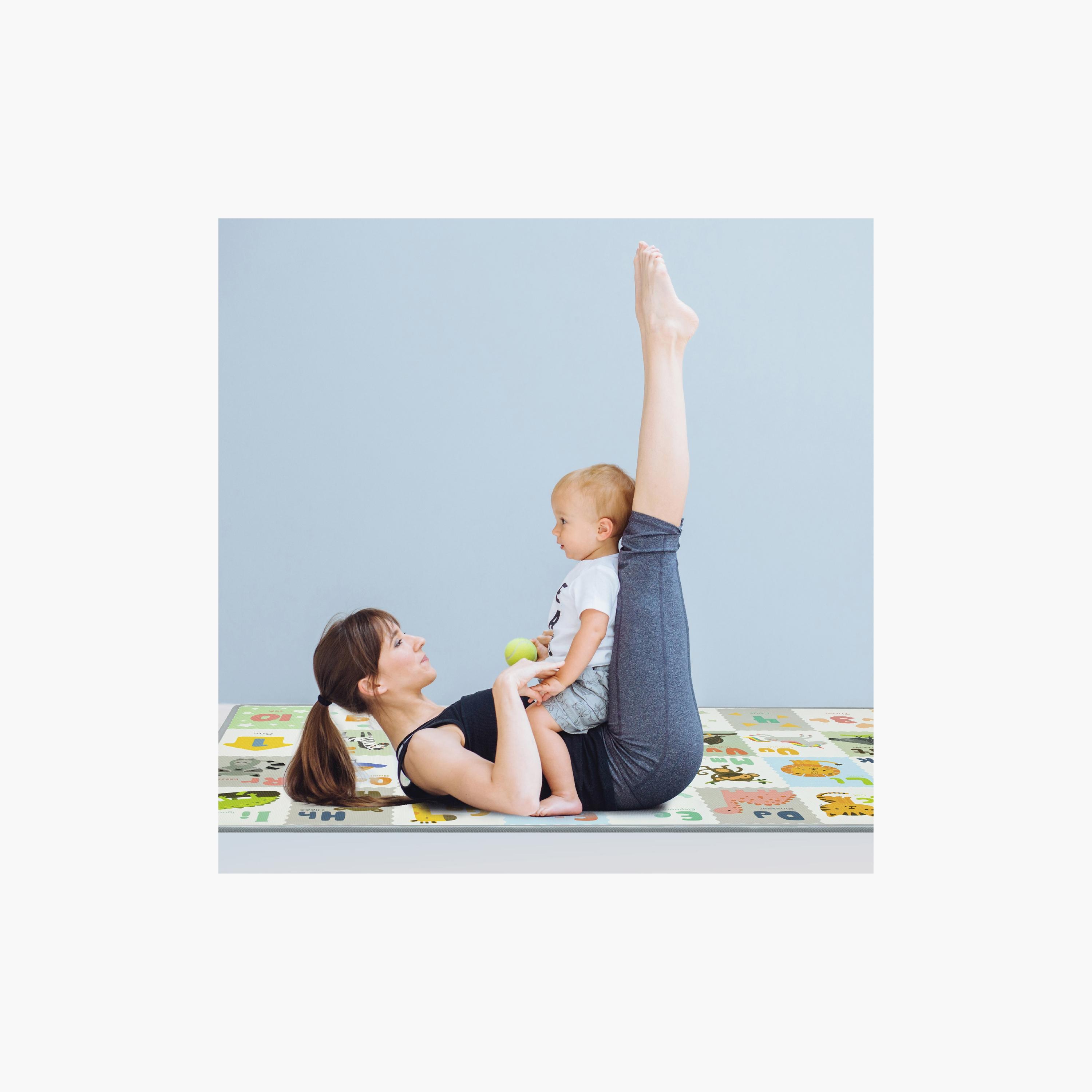 Moon Alphabet & Number Printed Happi Feet My First Foldable Floor Gym Play Mat-baby-infantactivity-playgyms-image-5