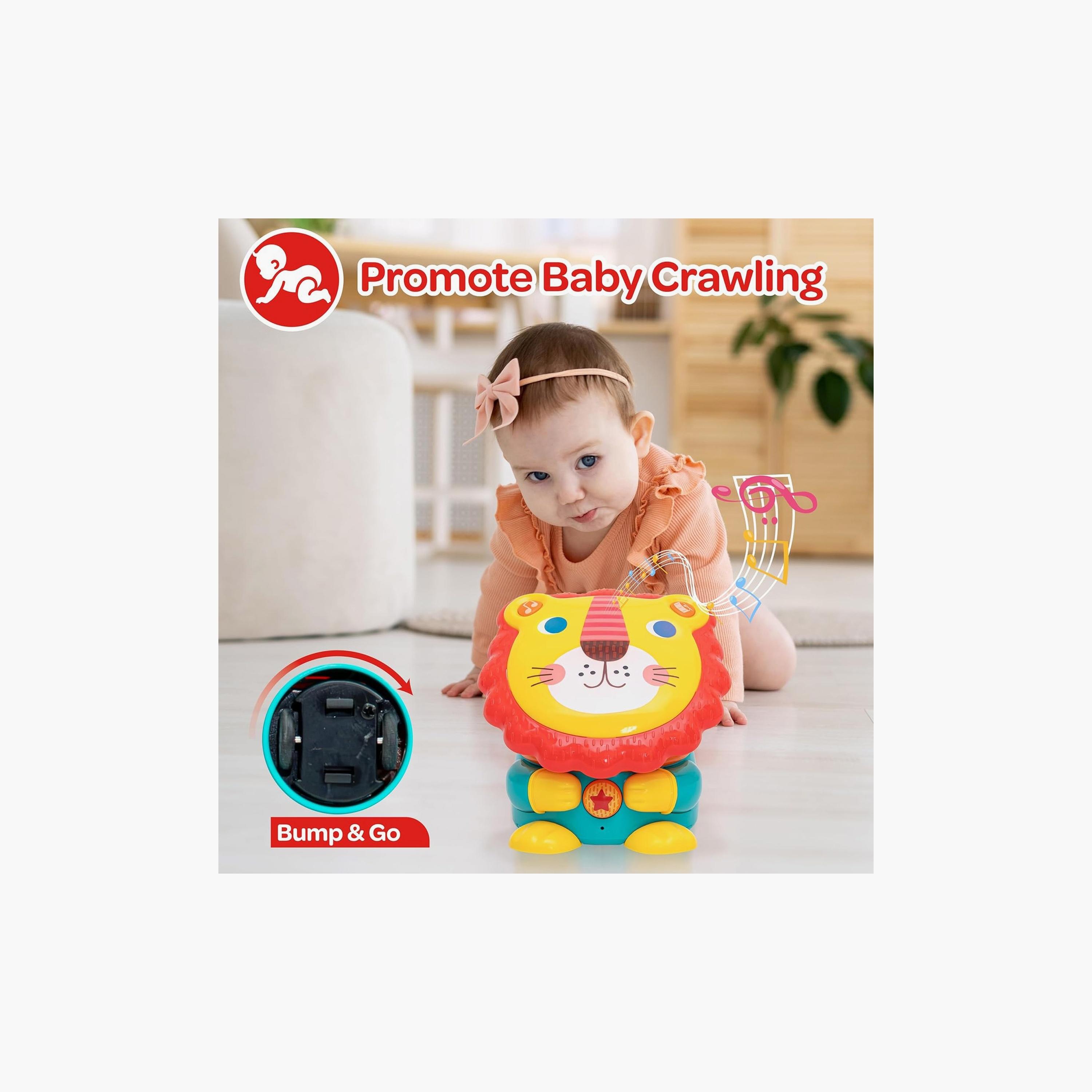 Moon Lion Electronic Drum Multi-Functional with Musical Modes - 0 -24 Months-toys-educational-musicaltoys-image-5