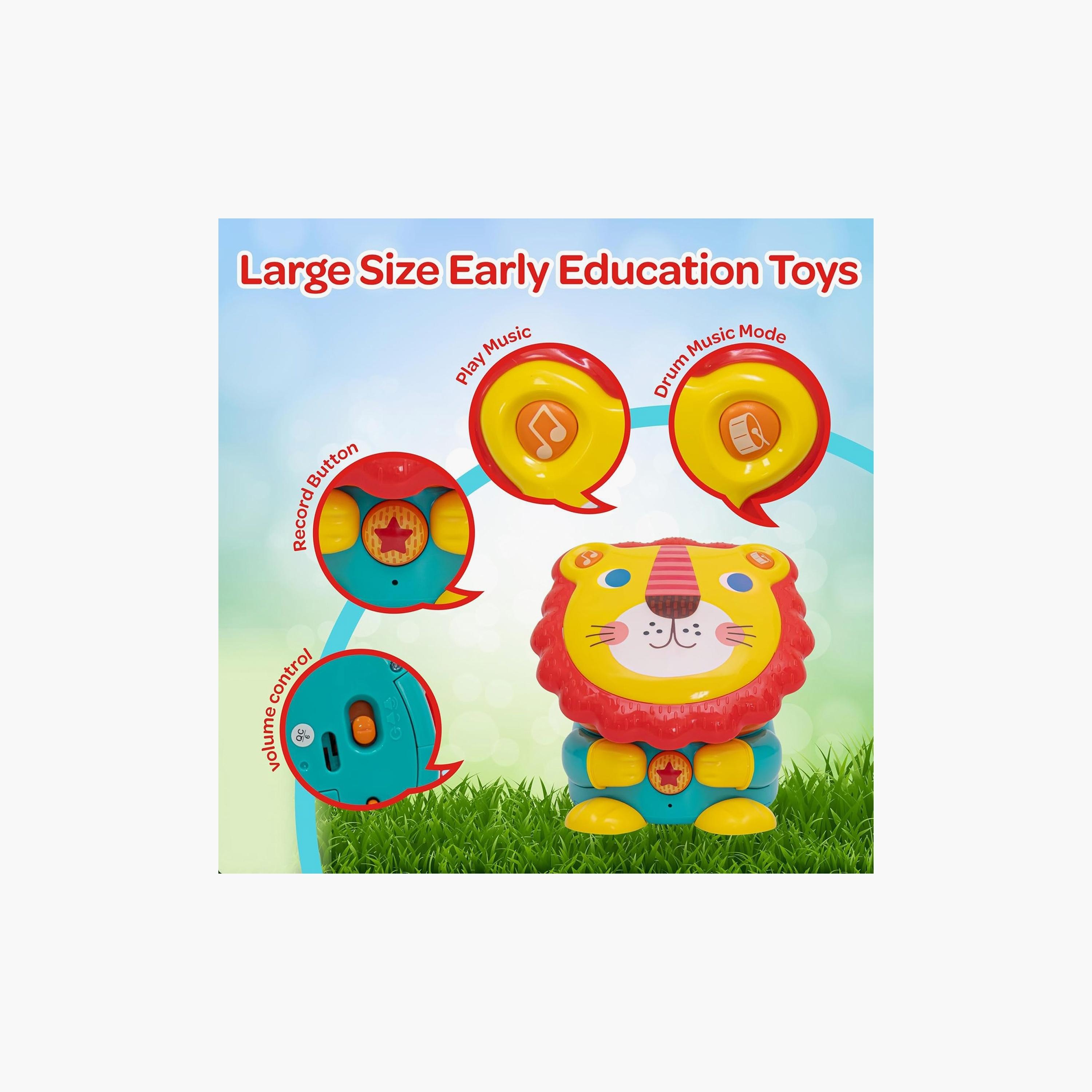 Moon Lion Electronic Drum Multi-Functional with Musical Modes - 0 -24 Months-toys-educational-musicaltoys-image-6