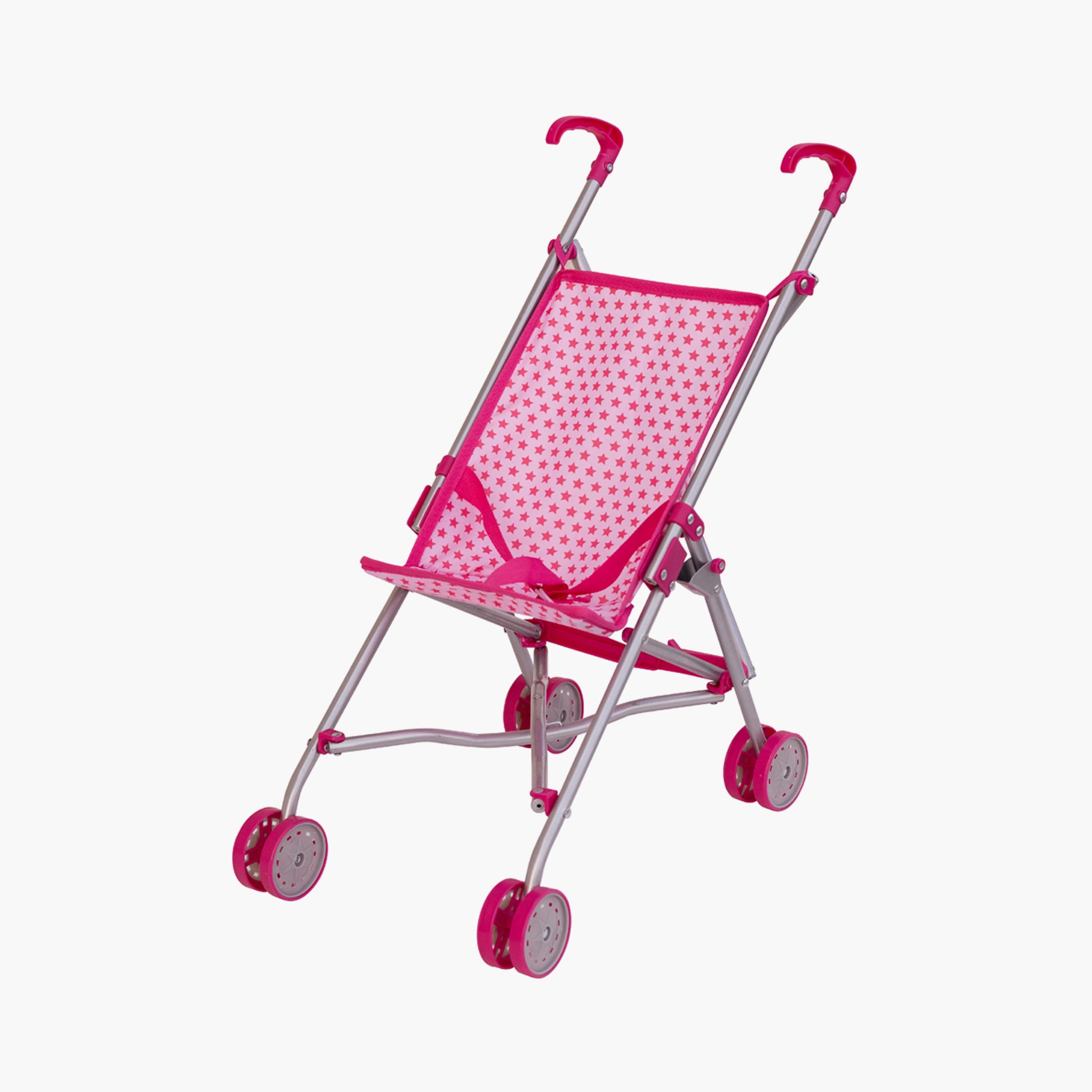 Moon Pretend to Play Baby Doll Buggy - Pink-toys-dollsandplaysets-dollplaysets-image-1