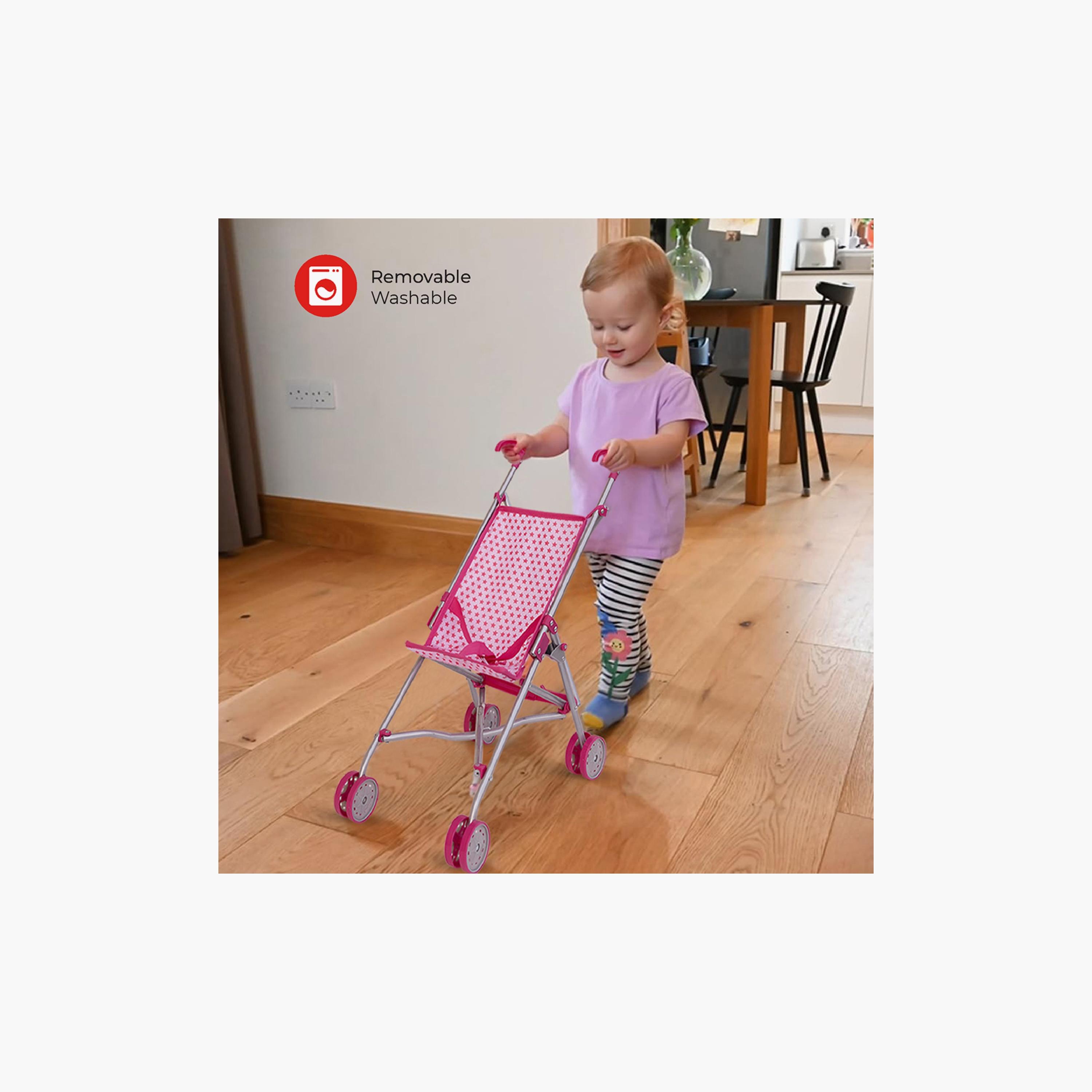 Moon Pretend to Play Baby Doll Buggy - Pink-toys-dollsandplaysets-dollplaysets-image-3