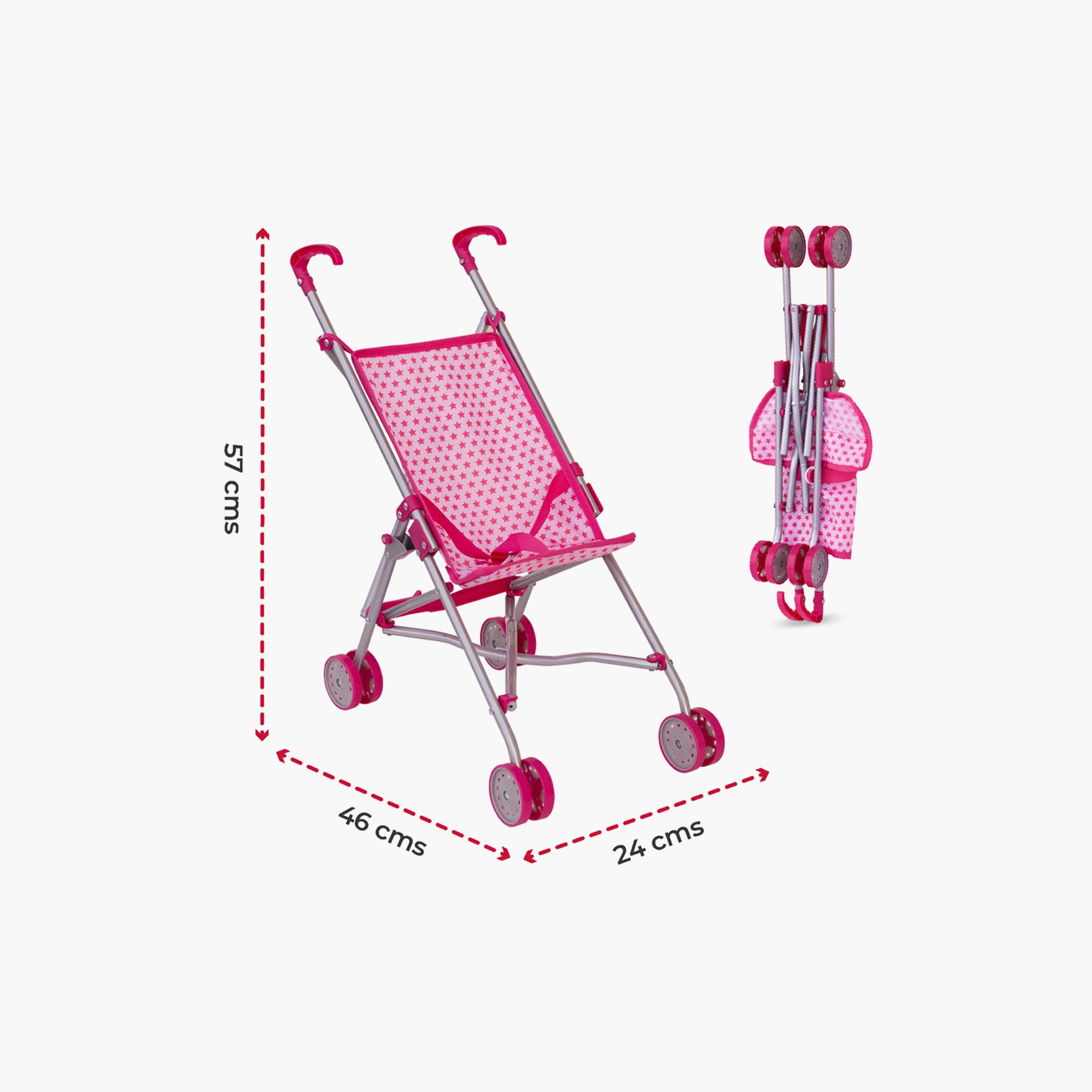 Moon Pretend to Play Baby Doll Buggy - Pink-toys-dollsandplaysets-dollplaysets-image-5