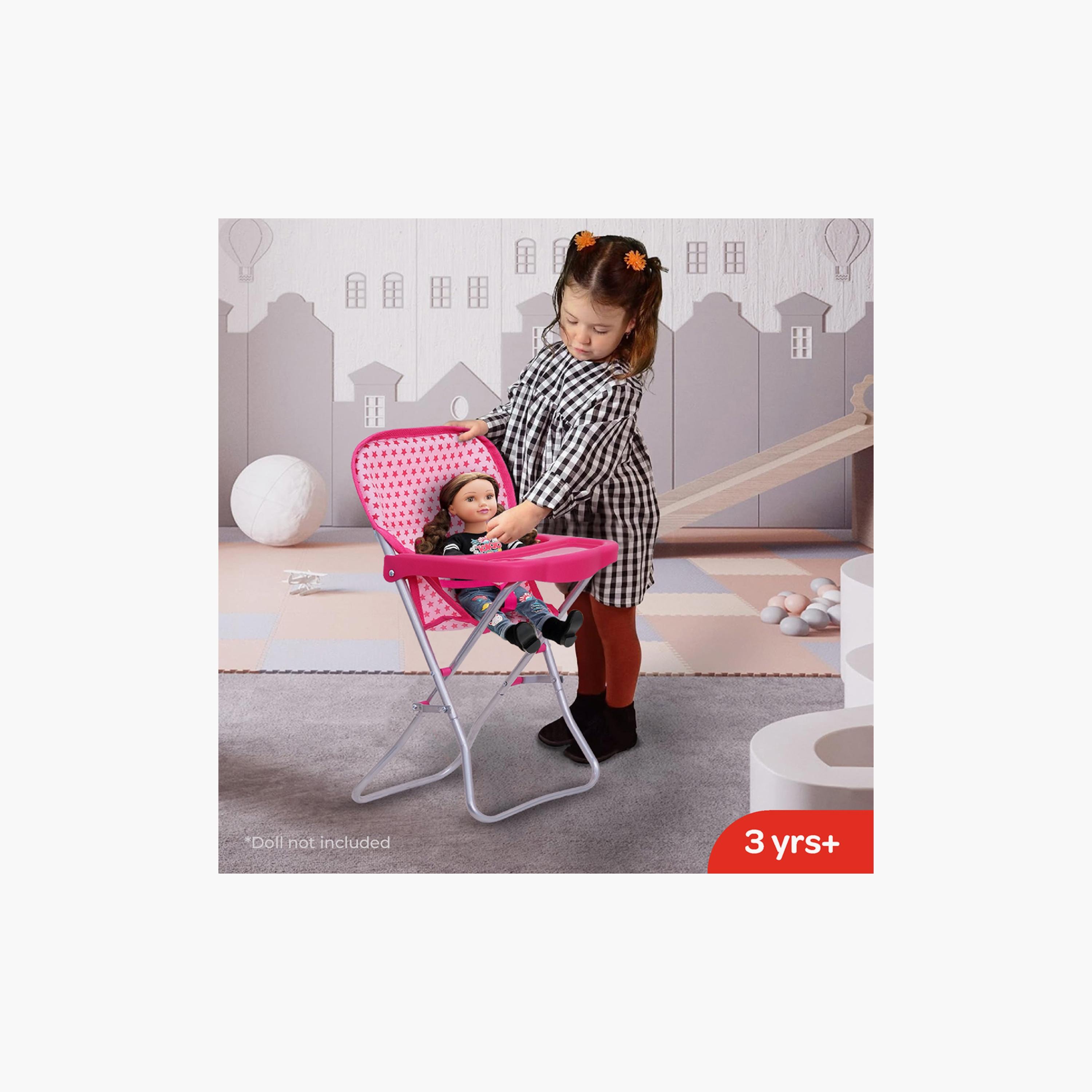 Moon Pretend to Play Toy Doll High Chair - Pink-toys-dollsandplaysets-dollplaysets-image-2