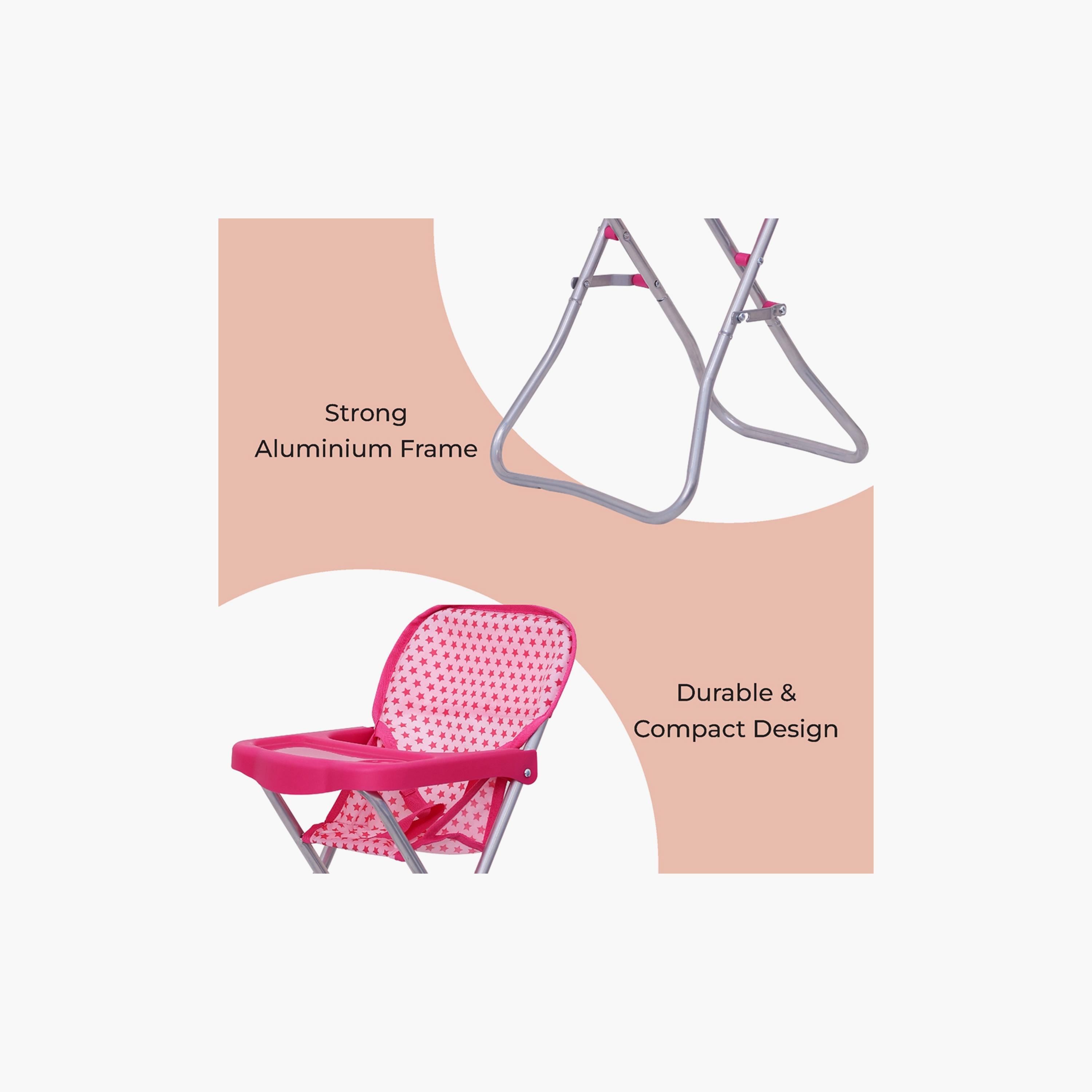 Moon Pretend to Play Toy Doll High Chair - Pink-toys-dollsandplaysets-dollplaysets-image-4