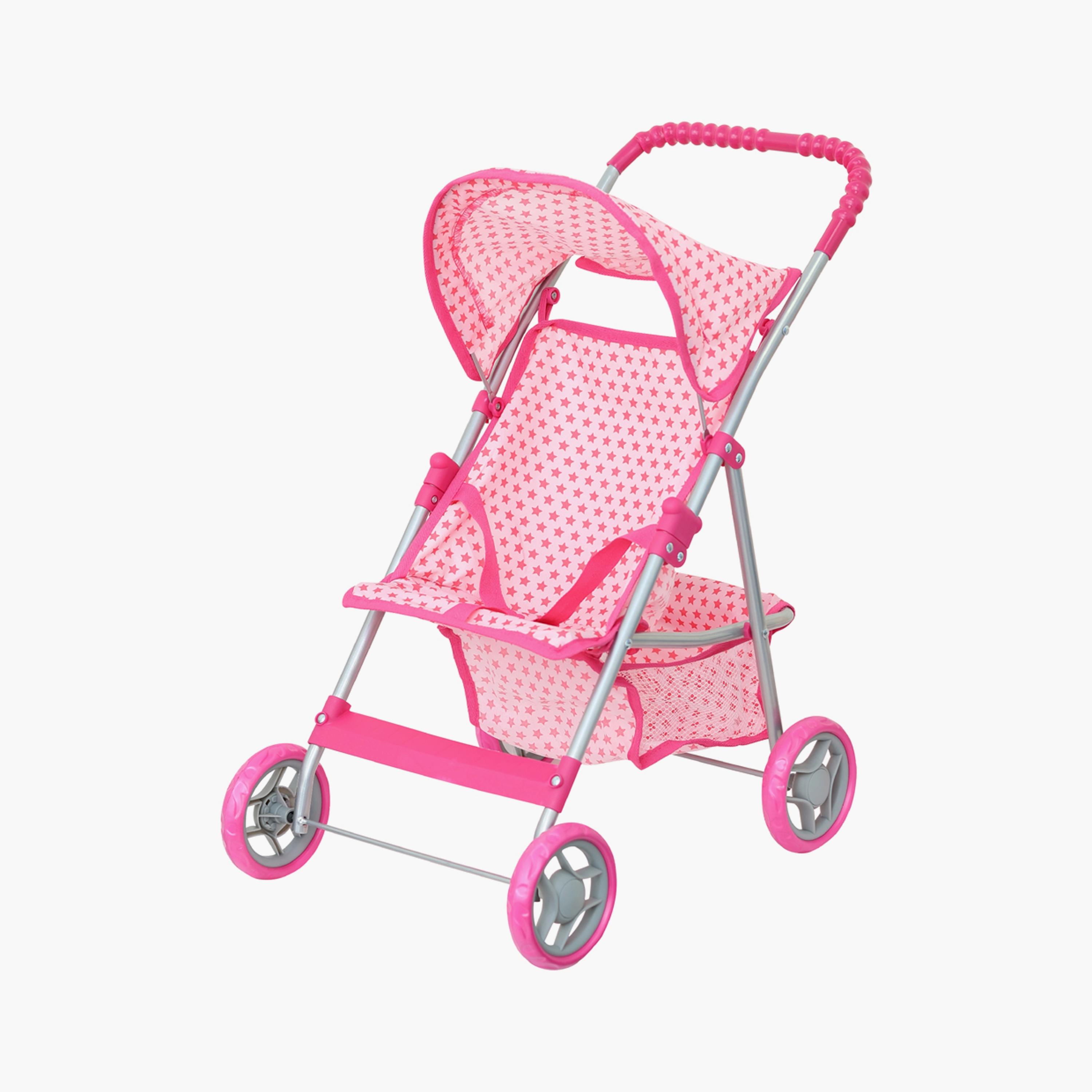 Moon Pretend to Play Doll Stroller - Pink-toys-dollsandplaysets-dollplaysets-image-1
