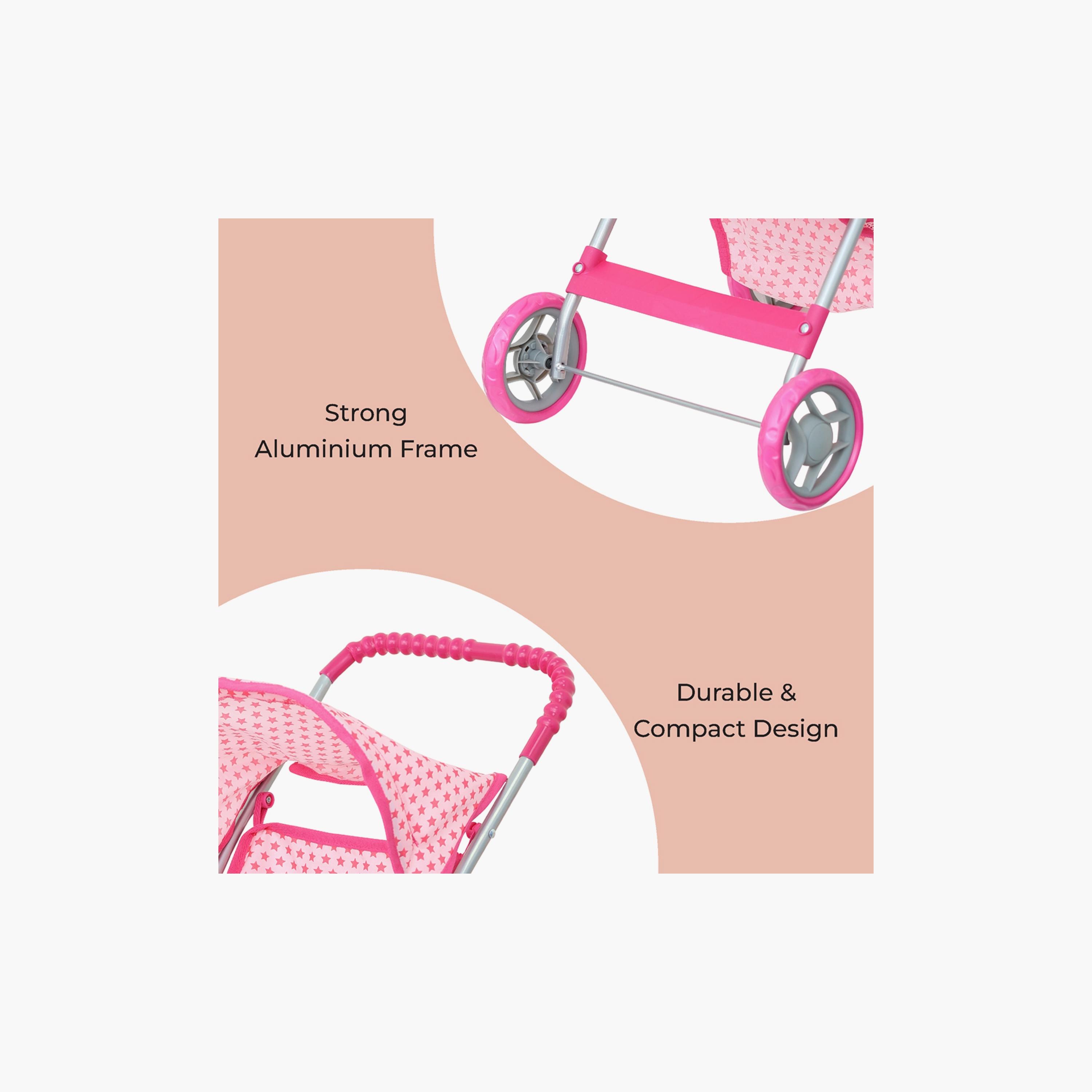 Moon Pretend to Play Doll Stroller - Pink-toys-dollsandplaysets-dollplaysets-image-4