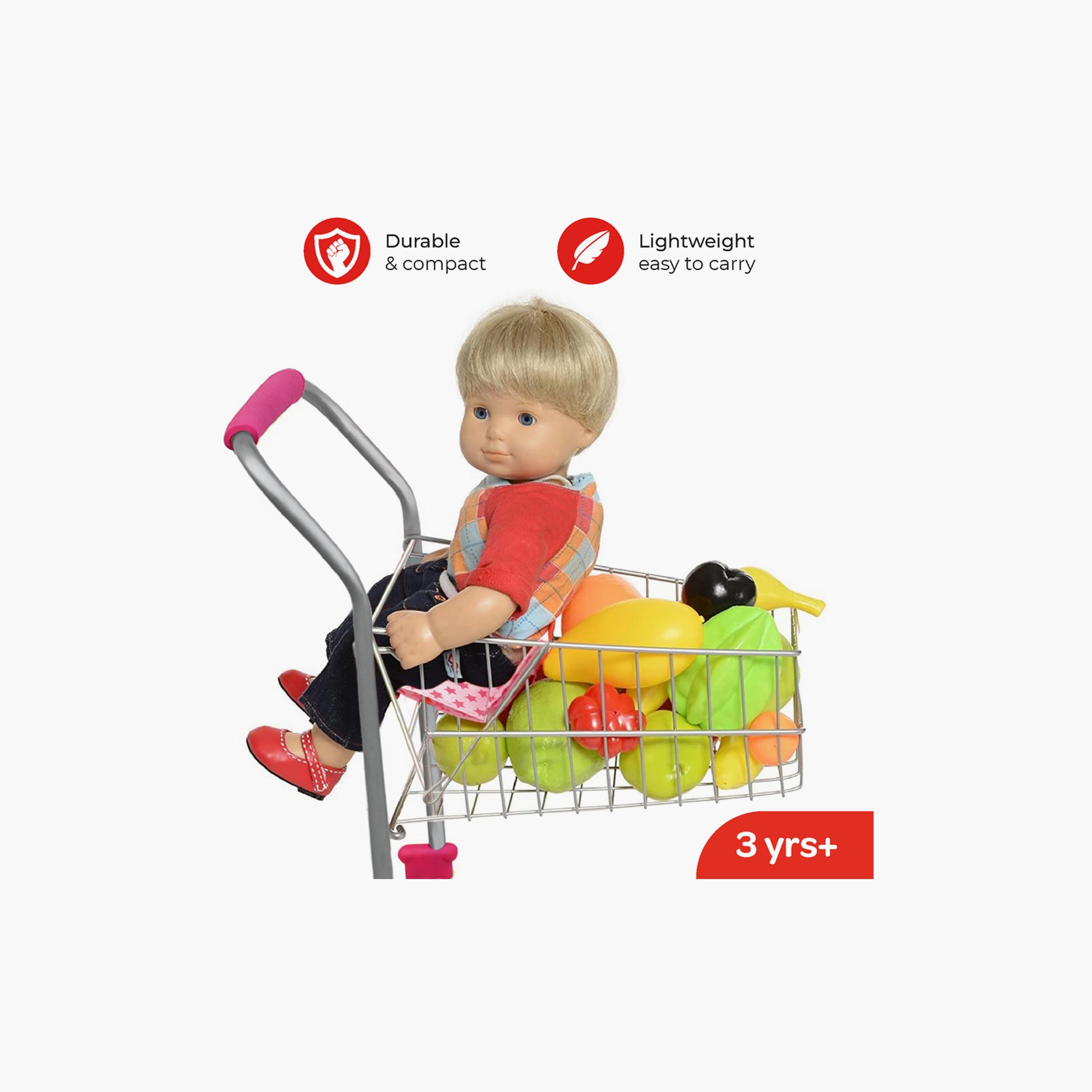 Moon Pretend to Play Toy Shopping Trolley - Pink-toys-dollsandplaysets-dollplaysets-image-2