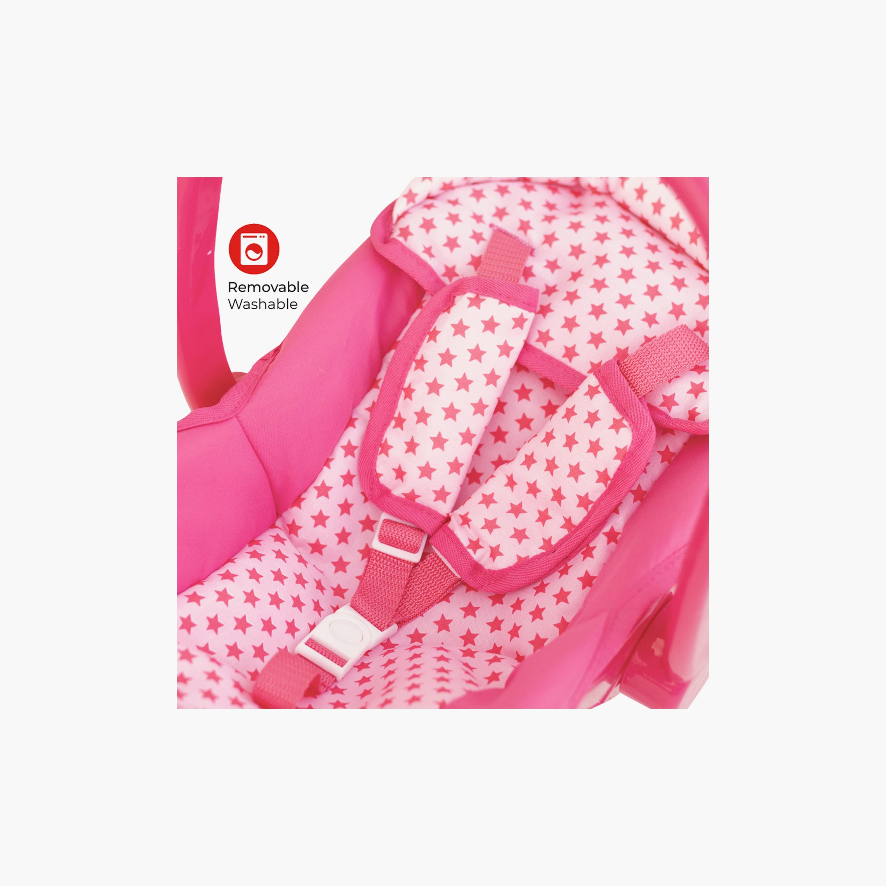 Moon Pretend to Play Doll Carrier Car Seat - Pink-toys-dollsandplaysets-dollplaysets-image-3