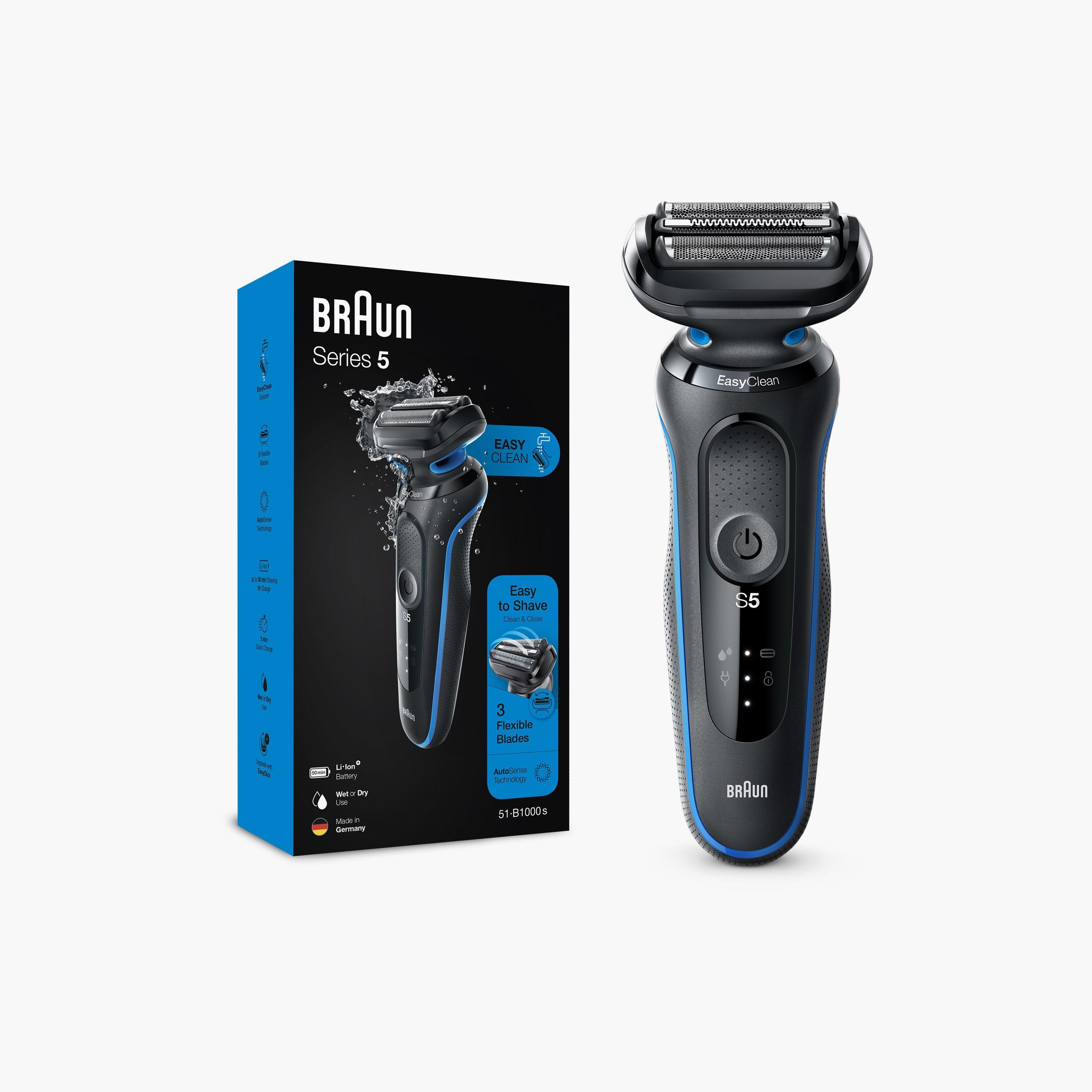 Braun Wet & Dry Rechargeable Shaver | 51-B1000S-beautyandpersonalcare-mens-shaving-image-1