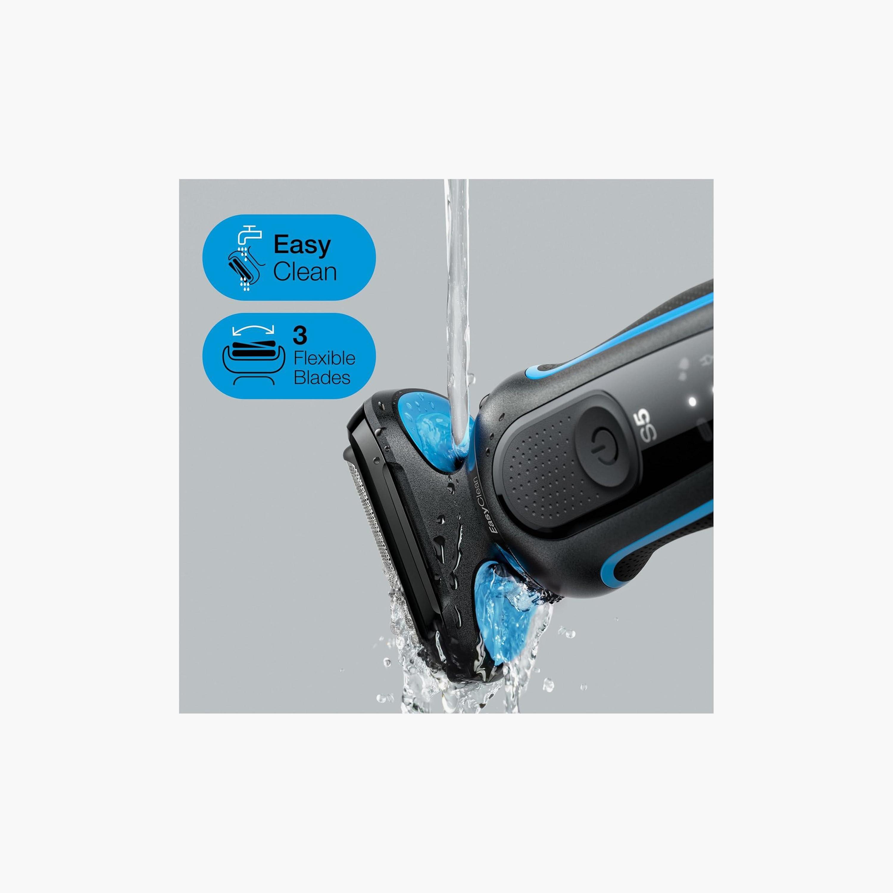 Braun Wet & Dry Rechargeable Shaver | 51-B1000S-beautyandpersonalcare-mens-shaving-image-2