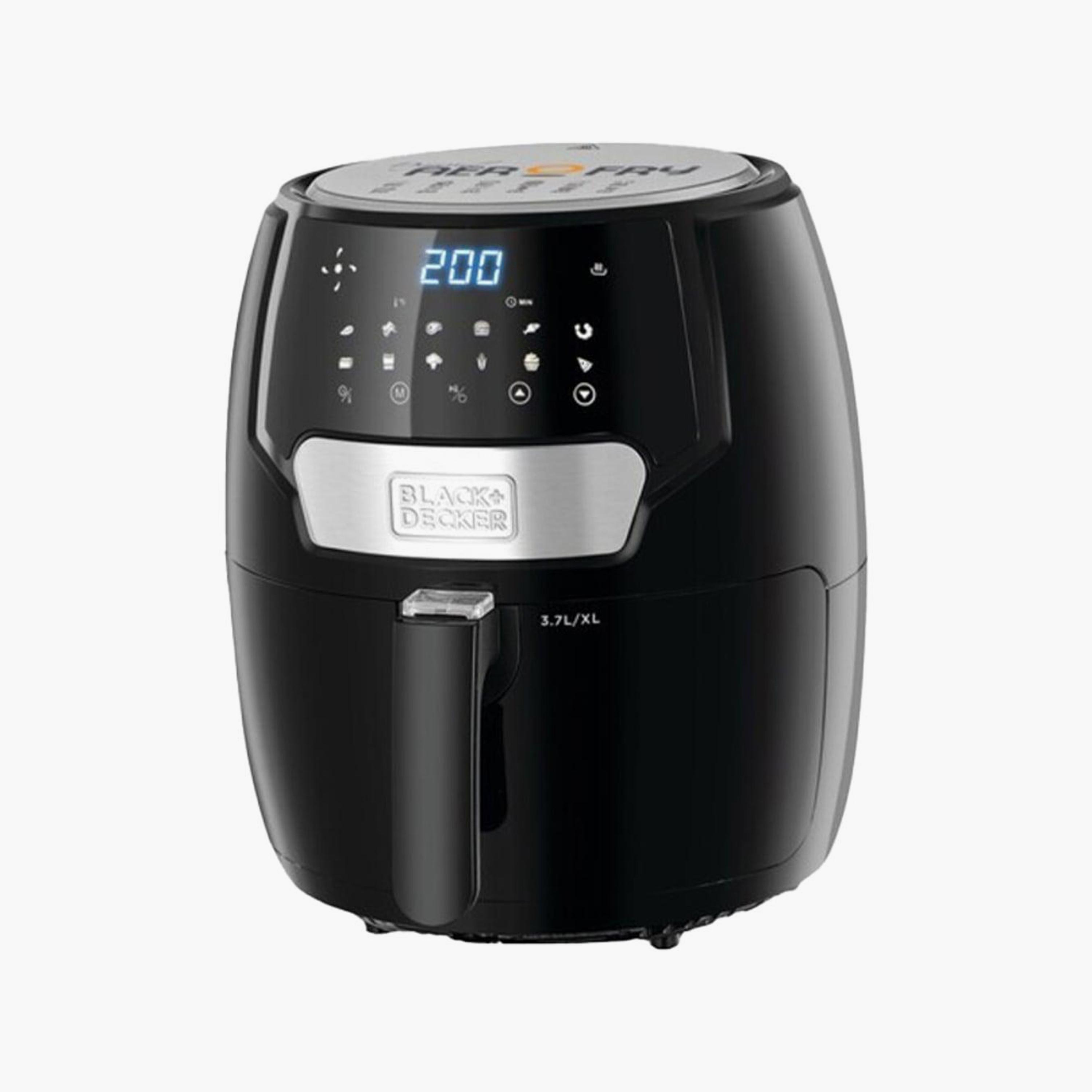 مقلاة هوائية رقمية من بلاك+ديكر سعة 4 لترات وقوة 1500 واط |AF4037-B5-household-appliances-kitchenappliances-foodprocessors-image-1