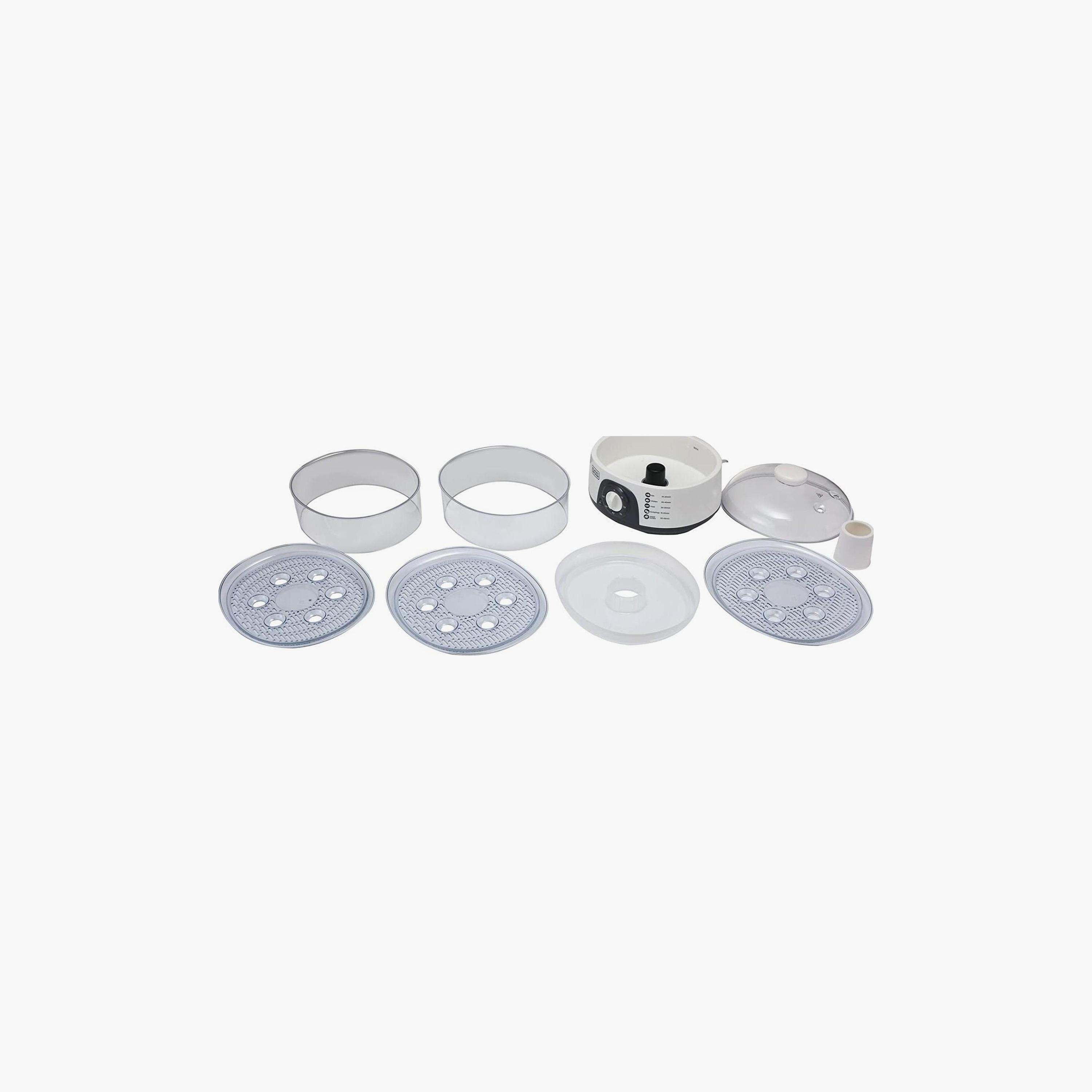 BLACK+DECKER 775W 10 Liter 3-Tier Food Steamer with Timer | BD-HS6000-B5-household-appliances-kitchenappliances-otherkitchenappliances-image-3